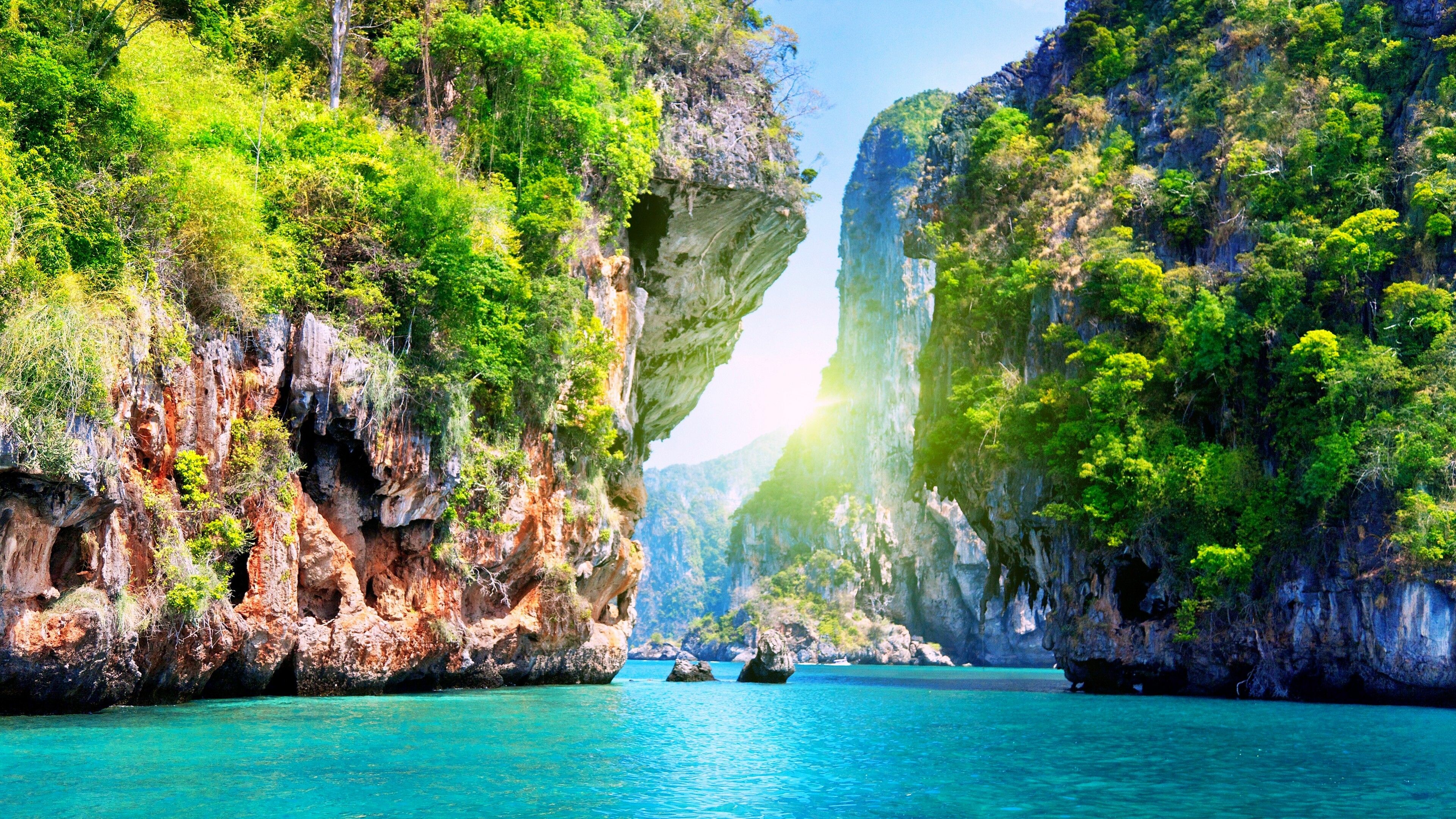 Phi Phi, Thailand, 4K HD wallpapers, Backgrounds, 3840x2160 4K Desktop