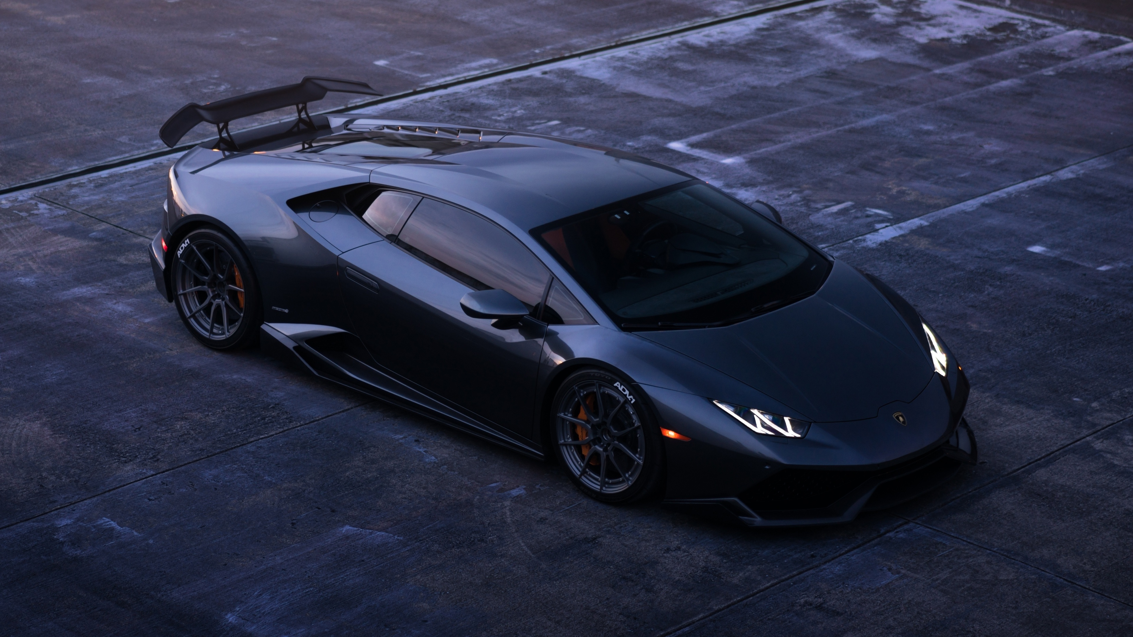 Lamborghini Huracan Supercars, Side view, 3840x2160 4K Desktop