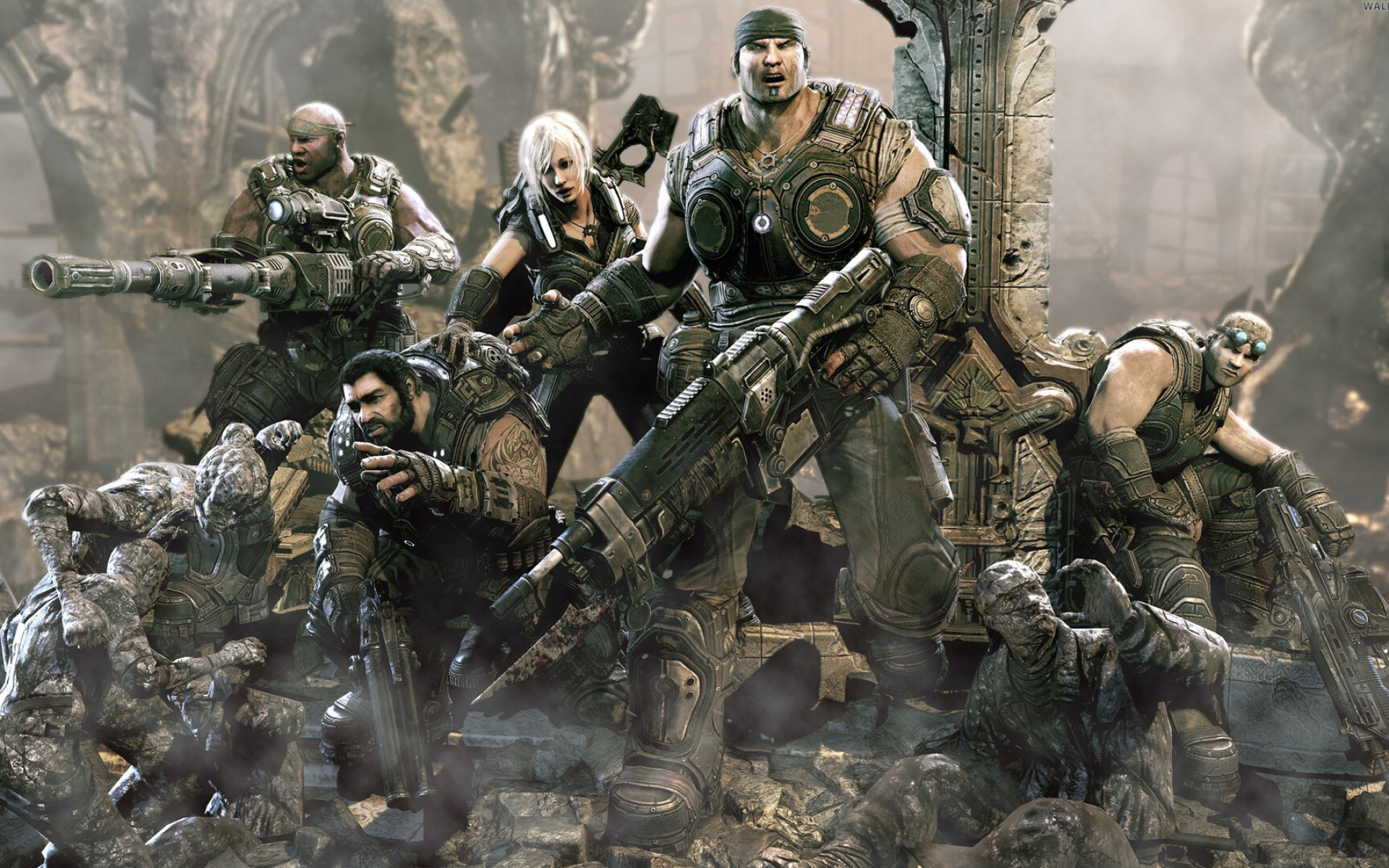 Gears of War Carmine wallpapers, Popular backgrounds, Memorable characters, Intense battles, 1920x1200 HD Desktop