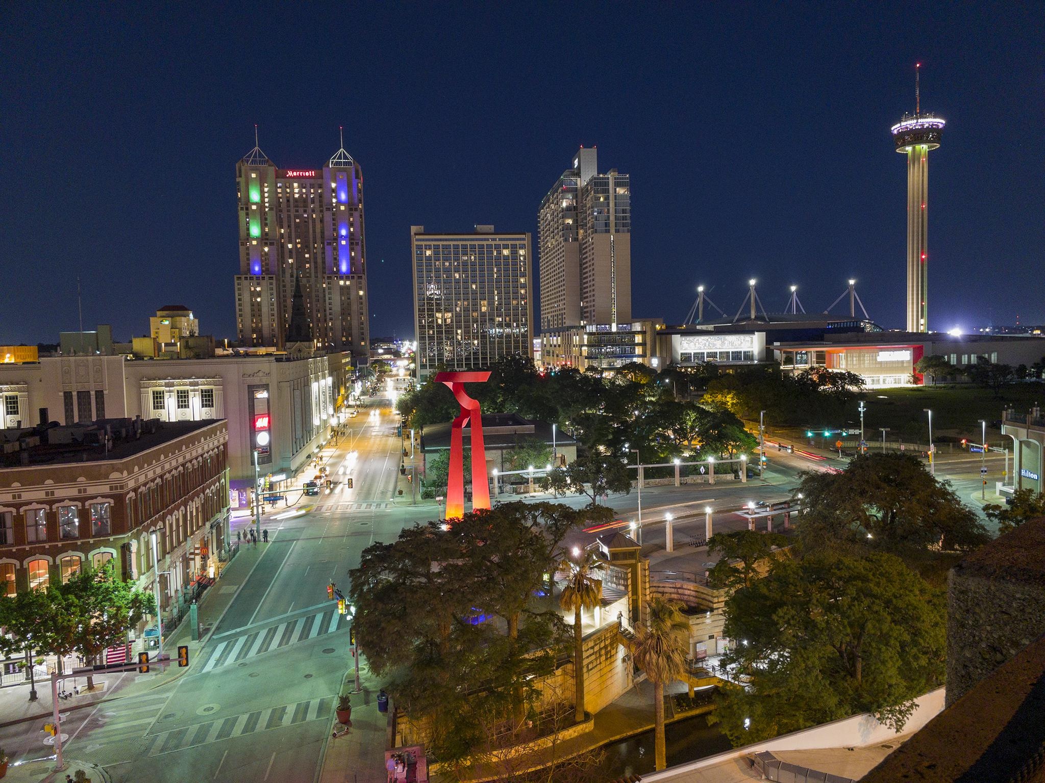 San Antonio Skyline, Rebounding hotels, Convention trade, Delta variant wave, 2050x1540 HD Desktop