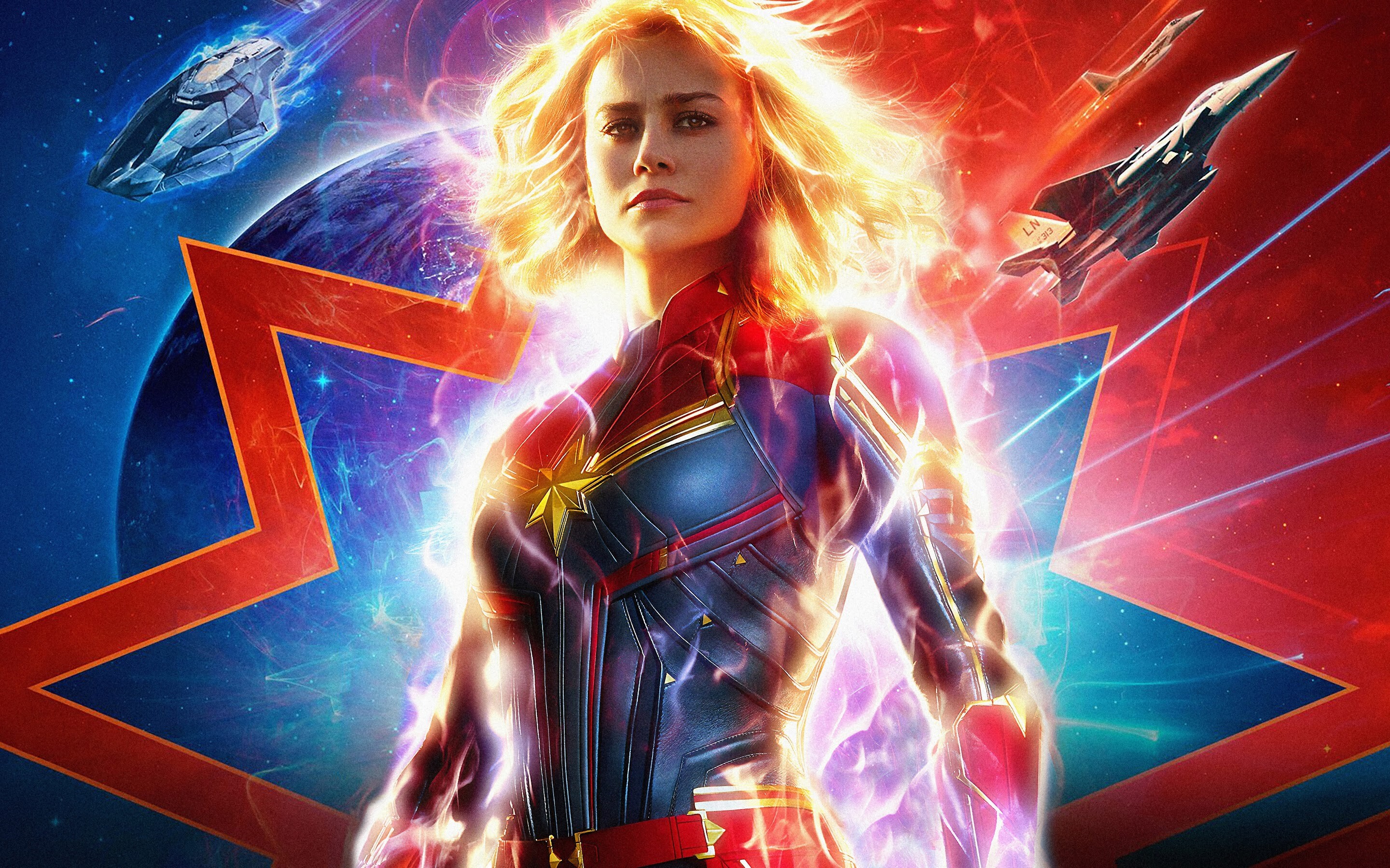 Poster, Captain Marvel Wallpaper, 2880x1800 HD Desktop