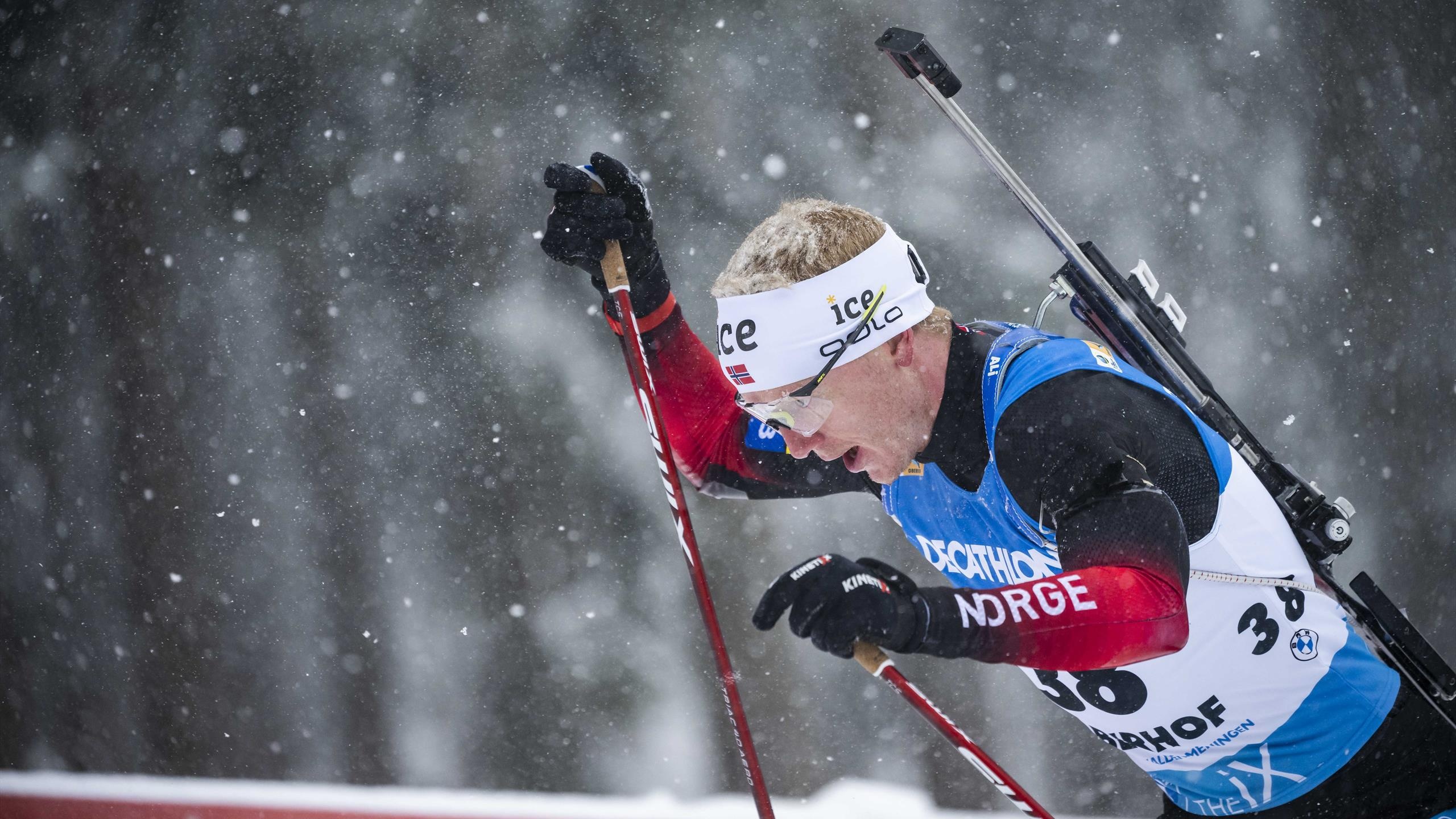 Johannes Thingnes Bo, Biathlete, Performance, 2560x1440 HD Desktop