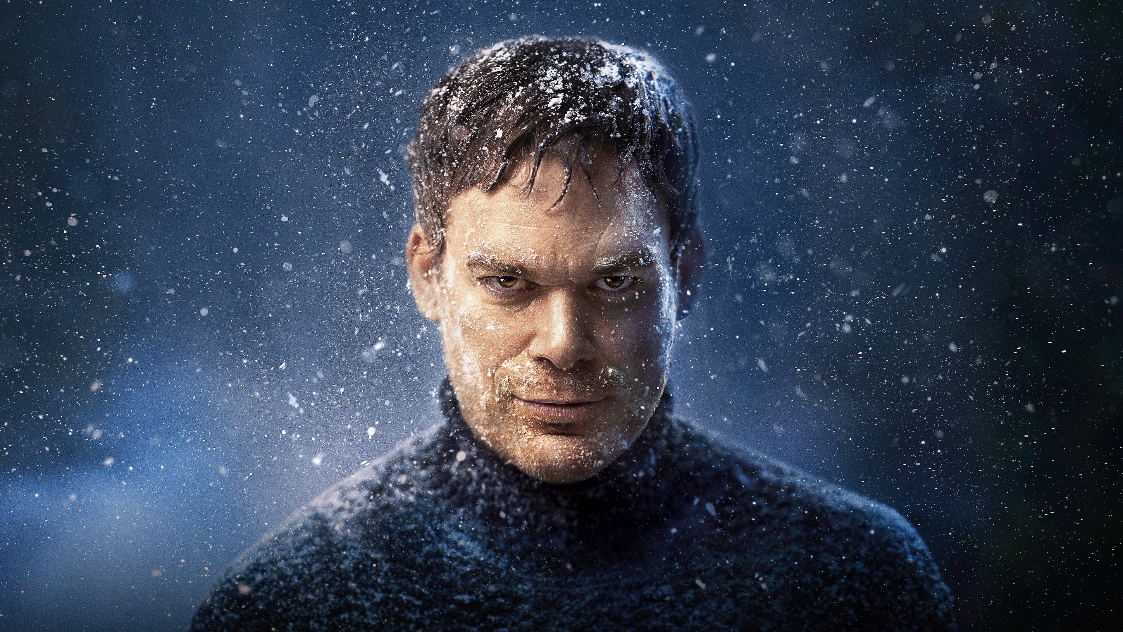 Dexter Morgan, Dexter: New Blood, frost-covered face, 4K Desktop wallpaper