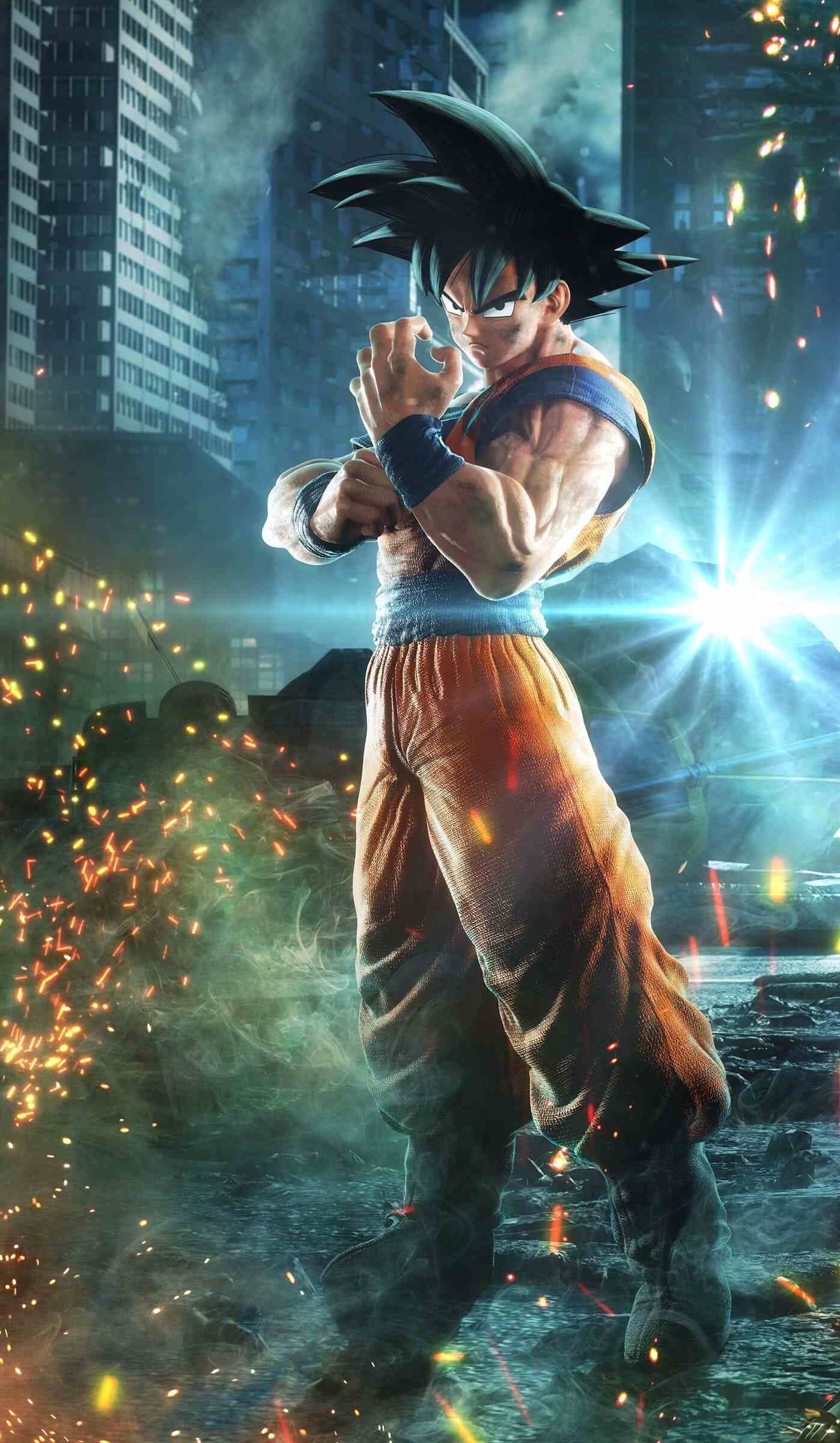 Jump Force, Smoke physical structure, iPhone wallpaper, Dragon Ball Z, 1400x2400 HD Phone