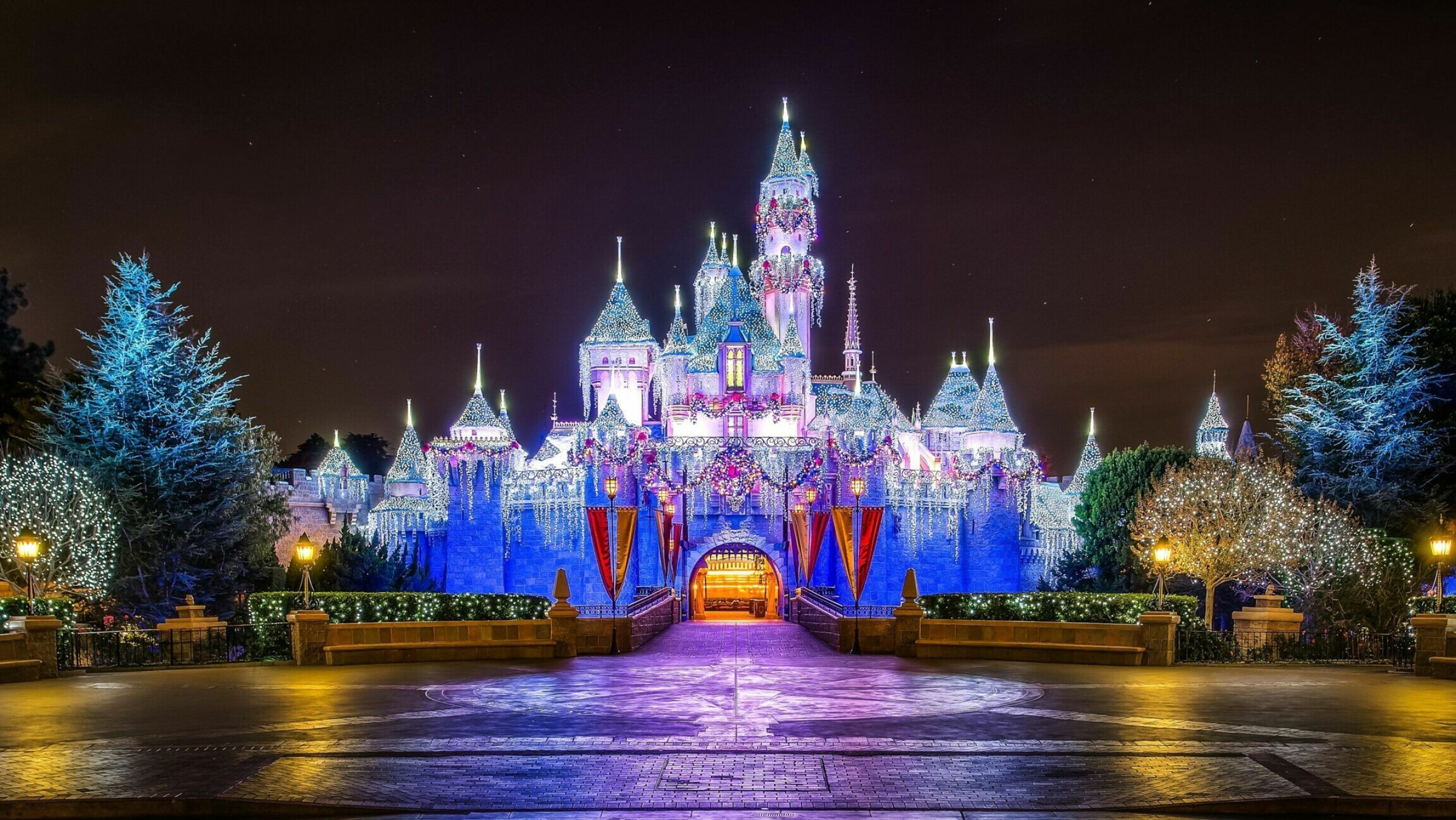 Disneyland, 4K Disney World wallpapers, Theme parks, Travel, 2560x1450 HD Desktop