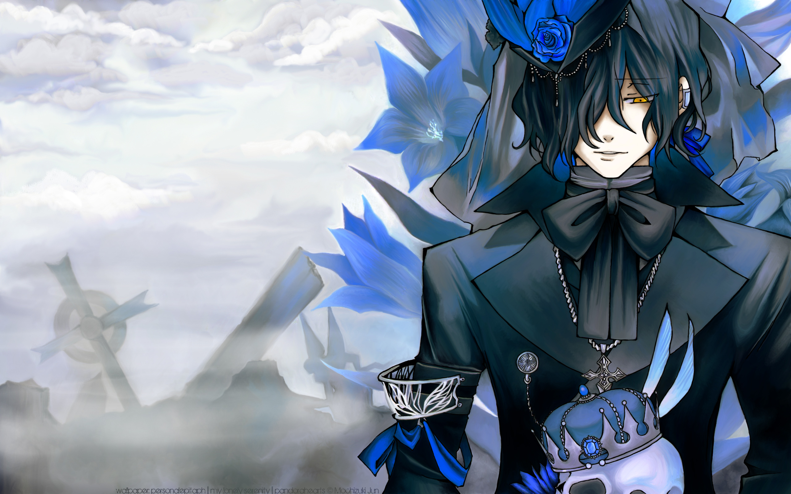 PandoraHearts, Gothic theme, Cheshire Cat, Pandora's Box, 2560x1600 HD Desktop