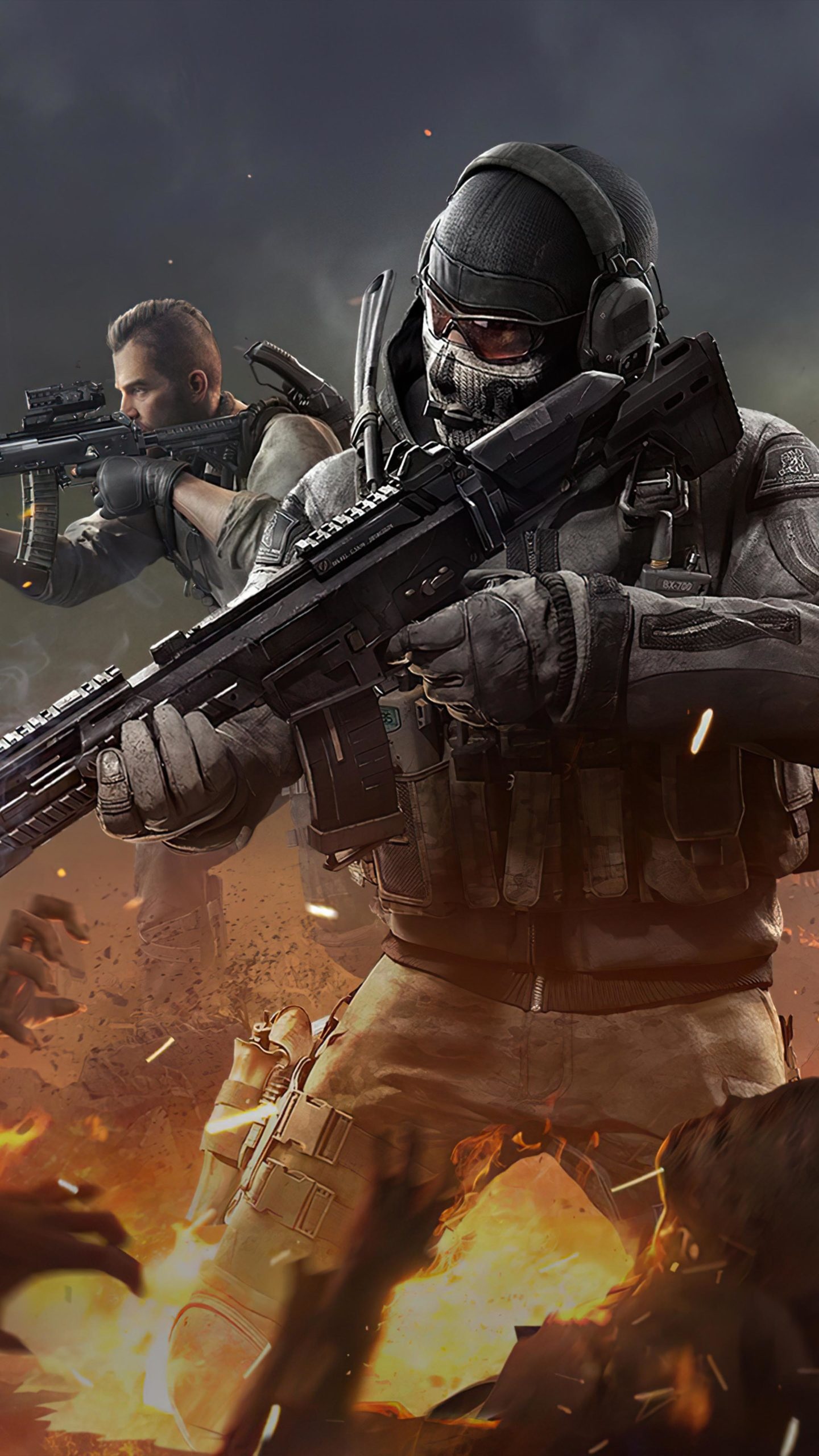 Simon Ghost Riley, John Soap MacTavish, Zombies, HD Phone wallpaper