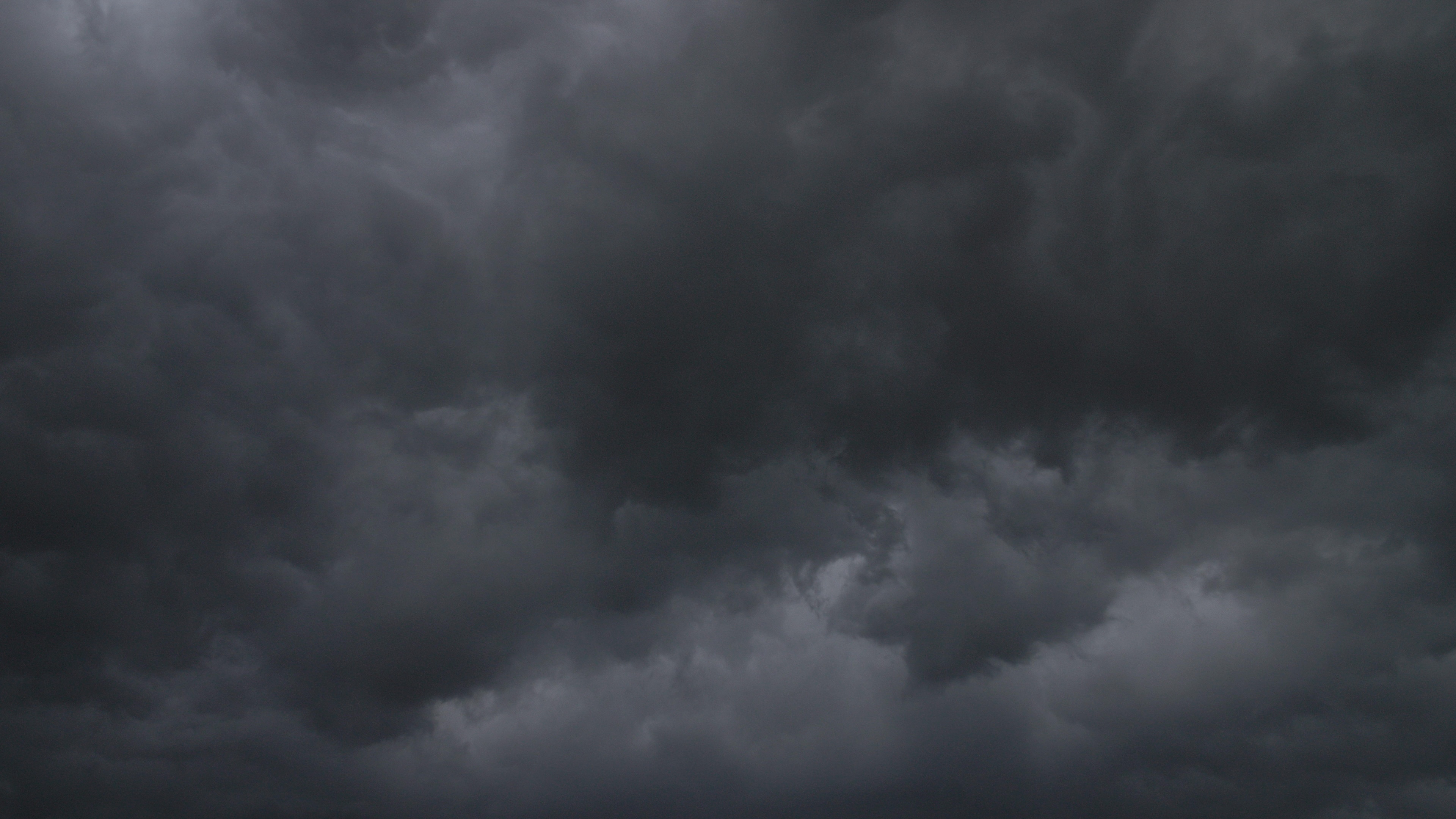 Gray Cloudy Sky, Subdued sky backdrop, John Peltier's photo, Neutral sky tone, 3840x2160 4K Desktop