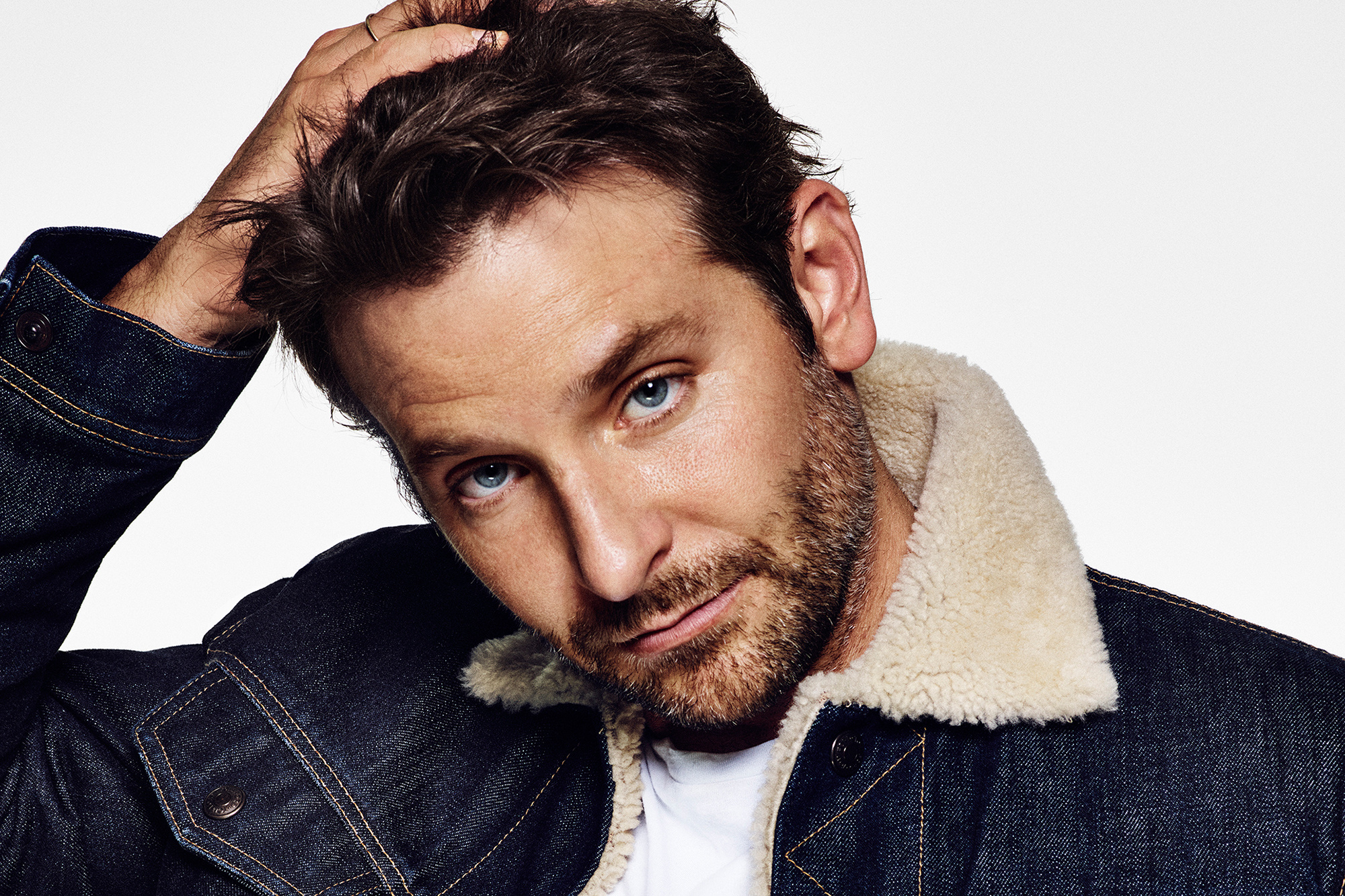 Bradley Cooper, Intense gaze, Hollywood star, High-resolution image, 2000x1340 HD Desktop