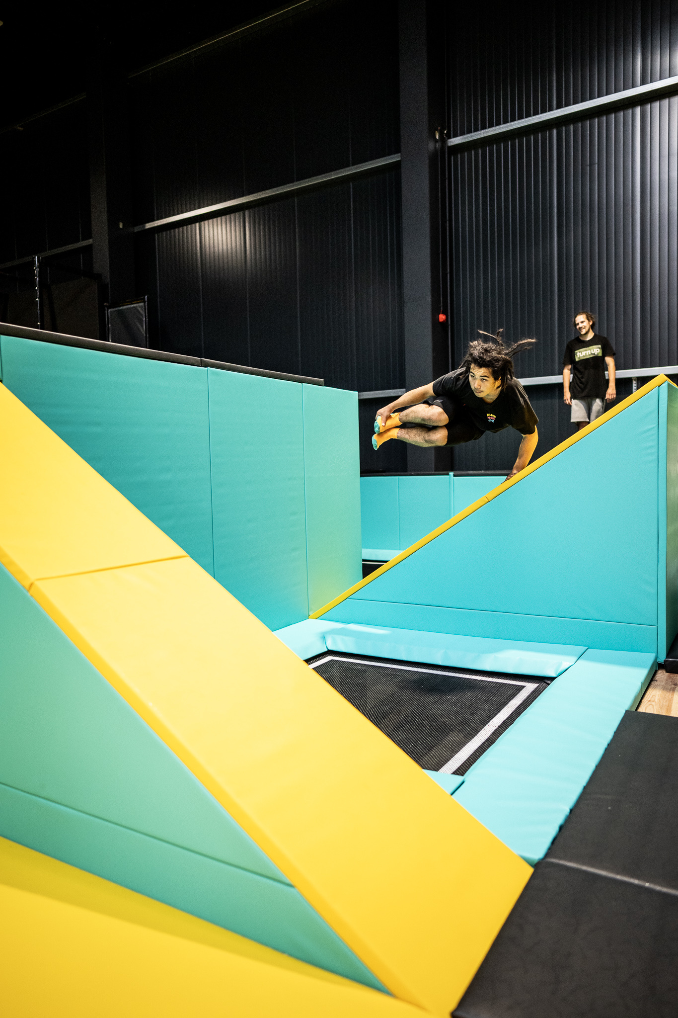 Jump World One Trampoline Park, Parkour Wallpaper, 1370x2050 HD Phone