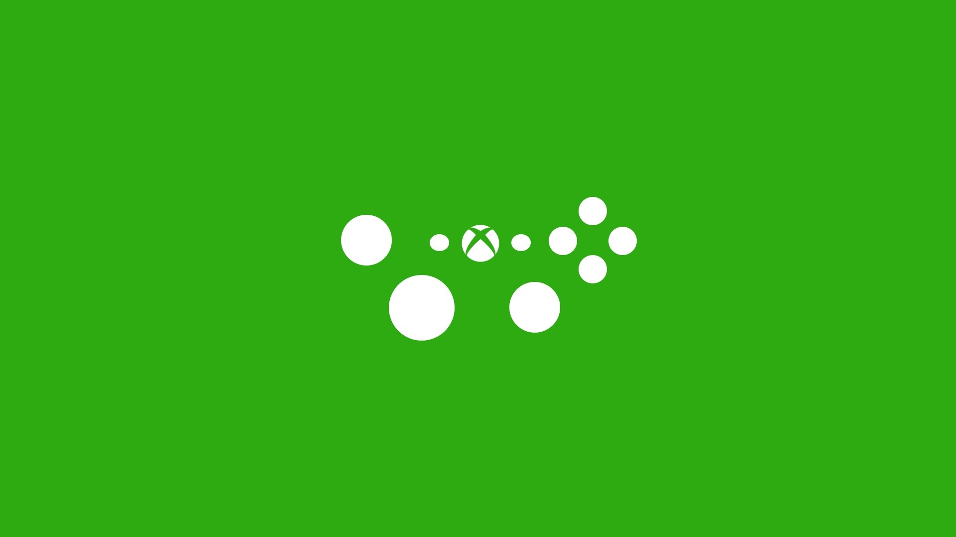Minimalism, Grass Text, Xbox Controllers, 1920x1080 Full HD Desktop