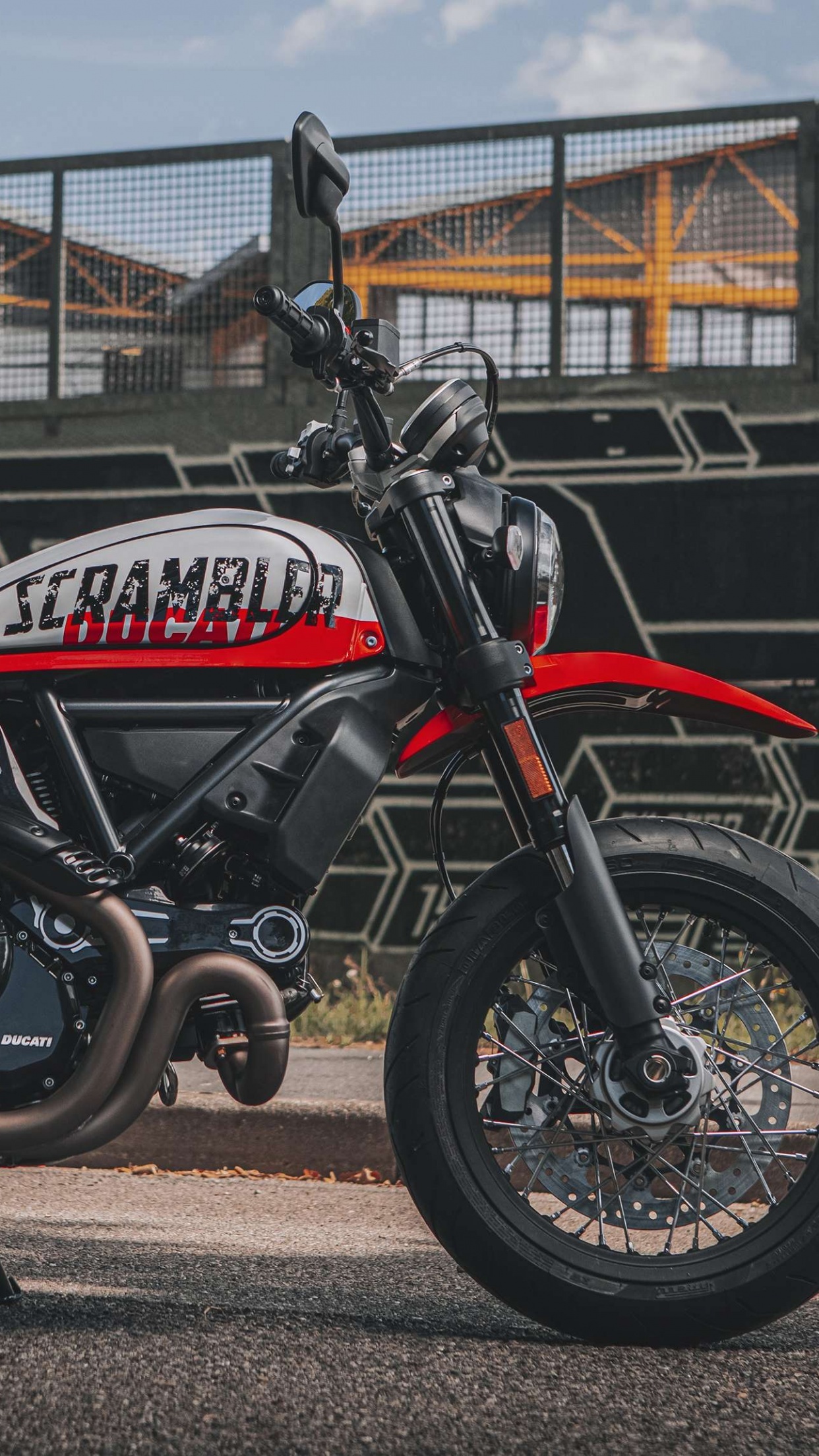 Ducati Scrambler, Urban Motard, 4K wallpaper, 2022 bikes, 1250x2210 HD Phone