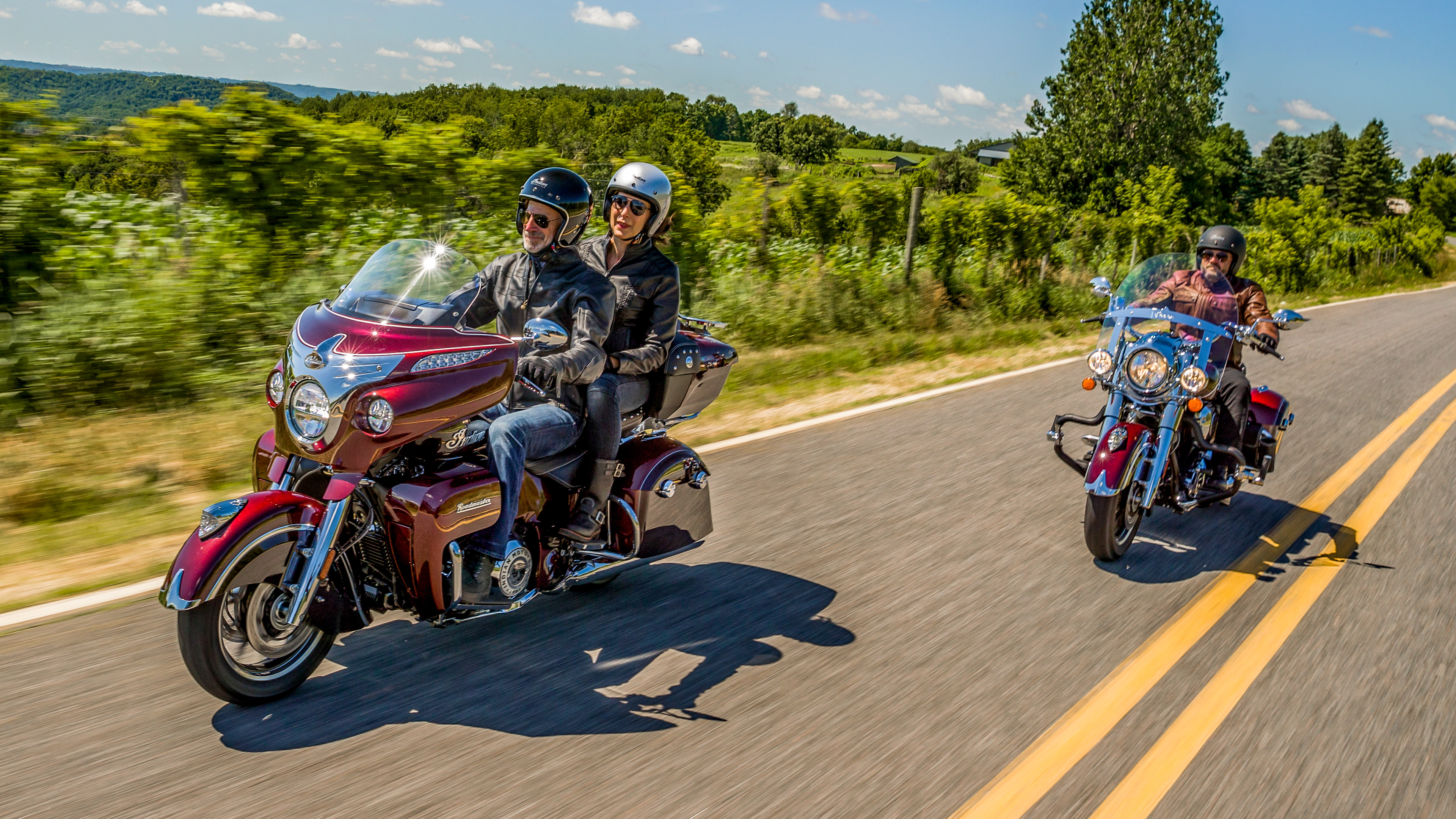 2022 Model vs 2005 Model, Indian Roadmaster Wallpaper, 3840x2160 4K Desktop