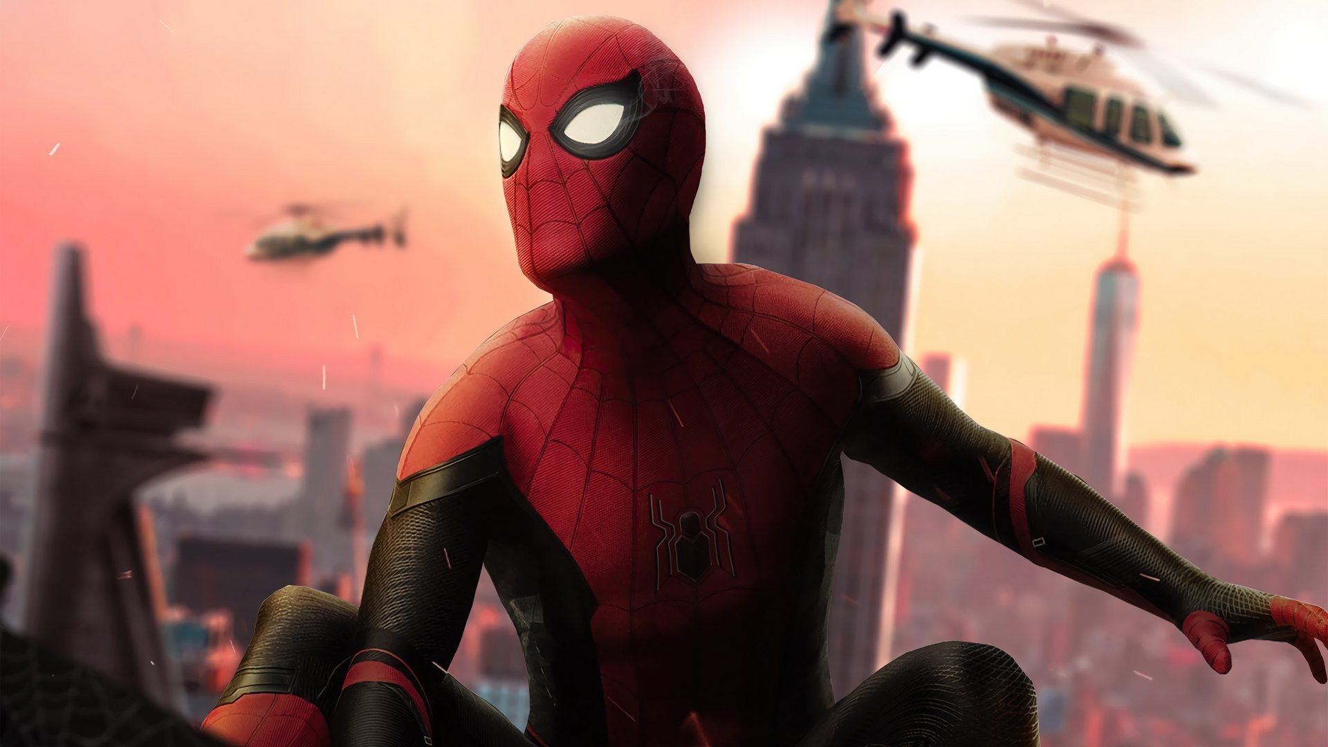 Spider-Man No Way Home, mask, widescreen wallpapers, 1920x1080 Full HD Desktop