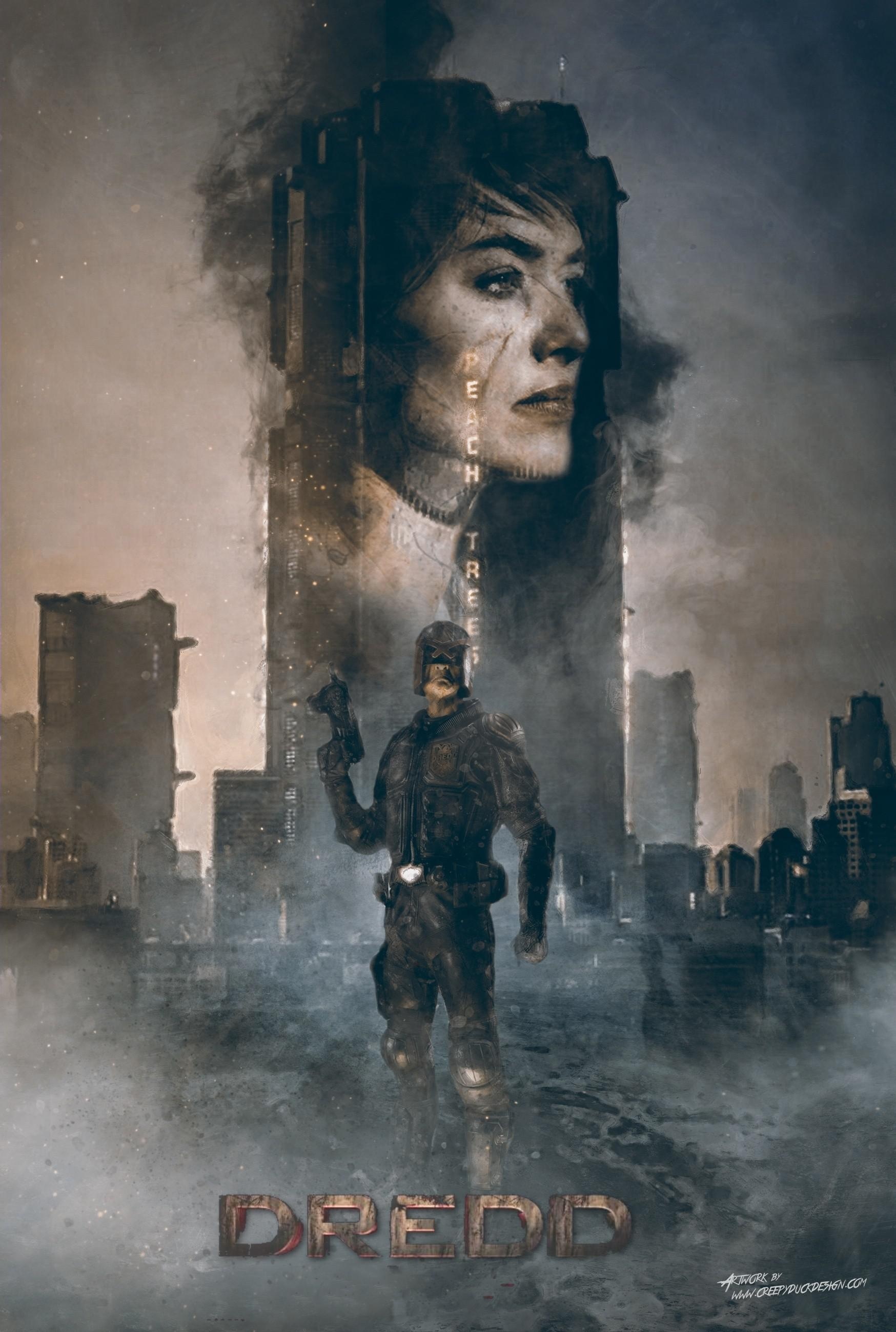 Dredd 2012 movie, Post-apocalyptic world, Bleak future, Dystopian society, 1750x2600 HD Phone