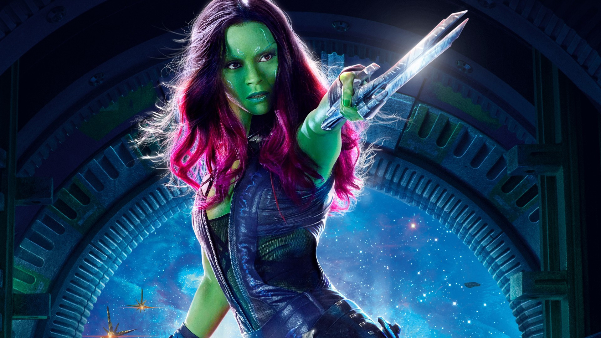 Guardians of the Galaxy, Gamora knife wallpapers, Widescreen, 1920x1080 Full HD Desktop