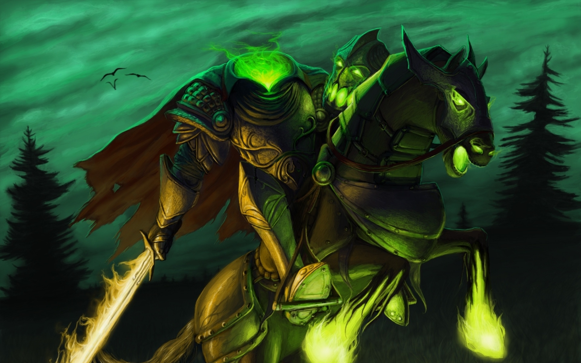 WoW, Headless Horseman Wallpaper, 1920x1200 HD Desktop