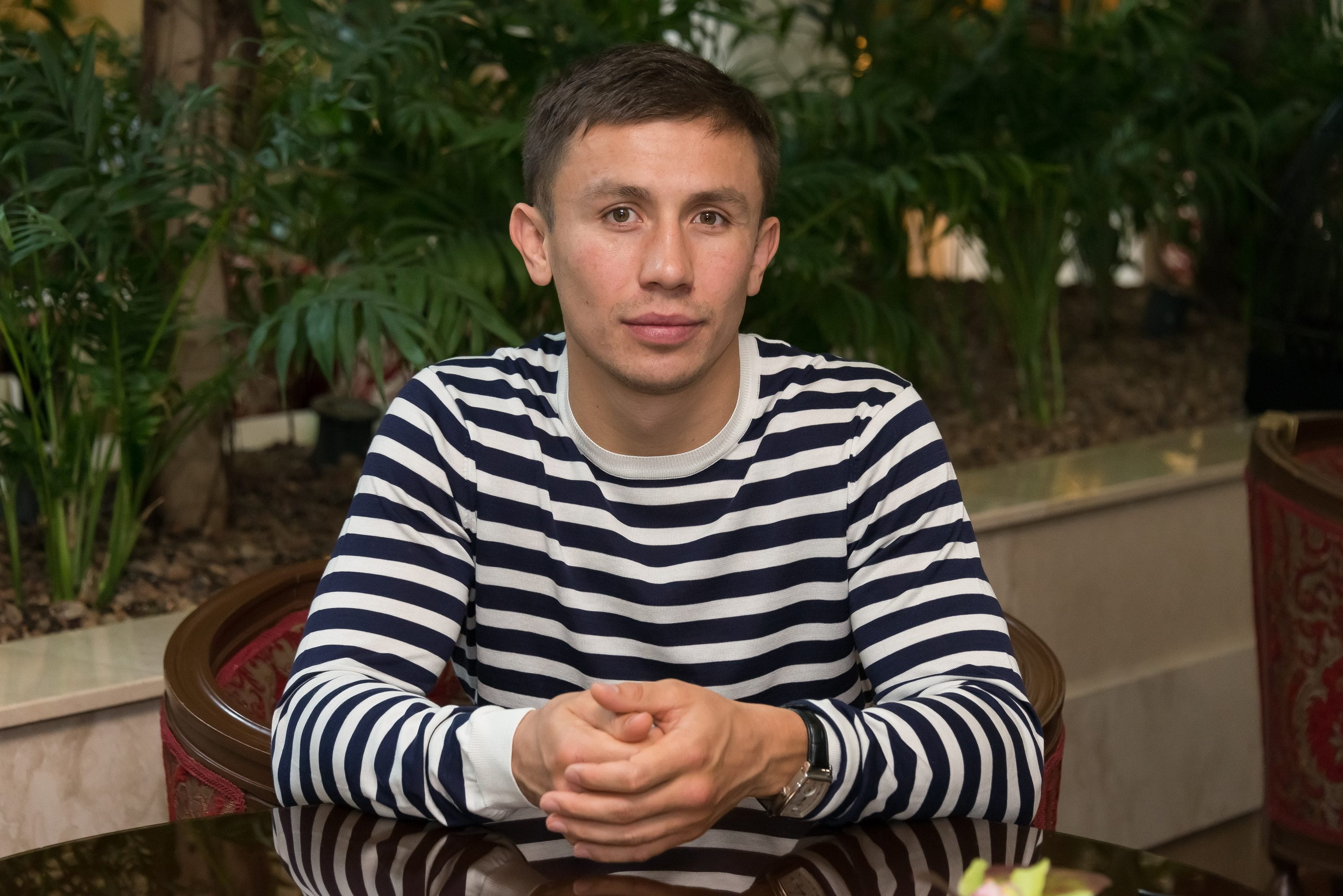 Gennady Golovkin, Striped sweater, Fashion icon, Stylish wallpaper, 3000x2010 HD Desktop