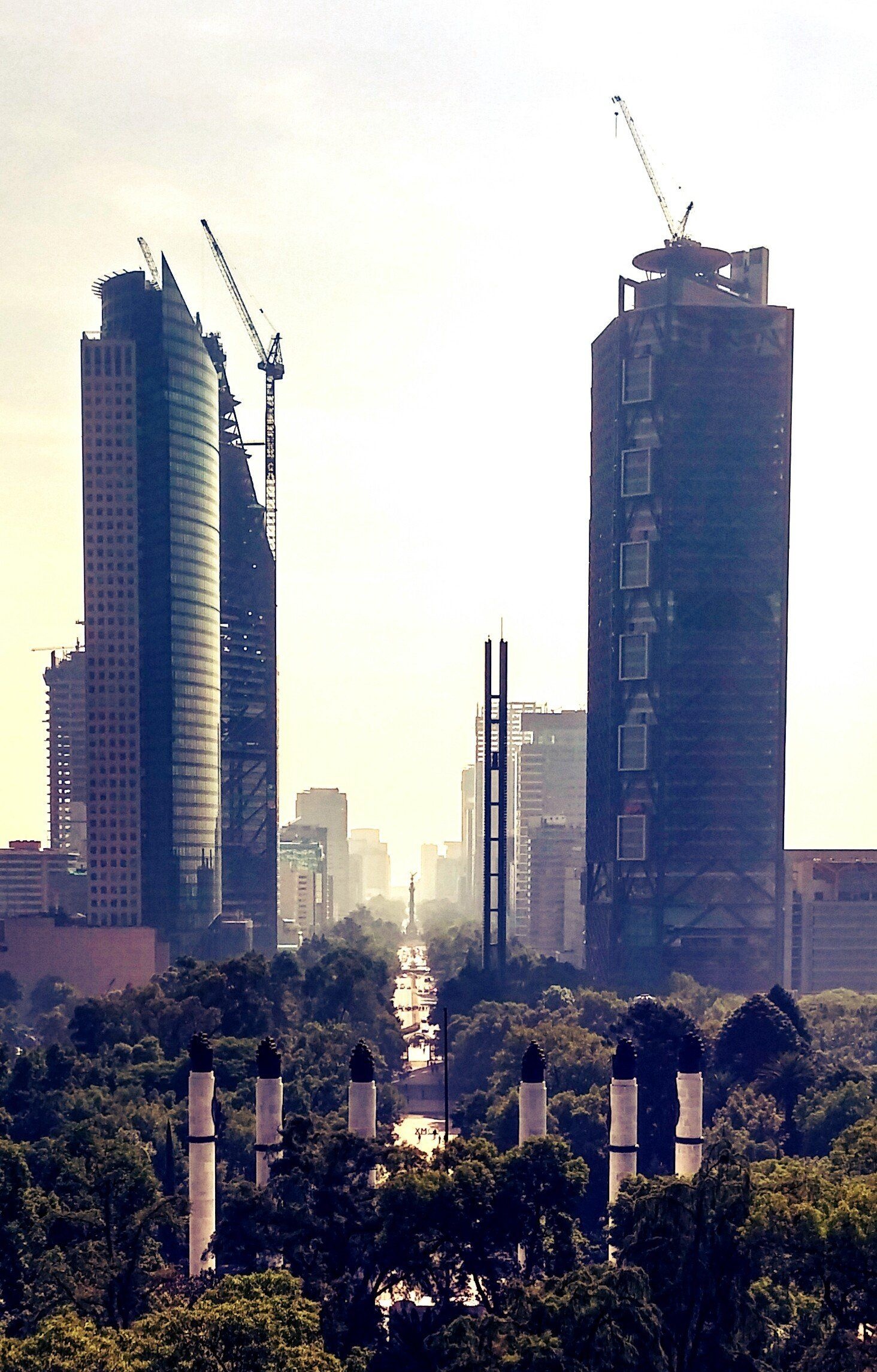 Mexico City Skyline, Top free backgrounds, 1470x2290 HD Phone