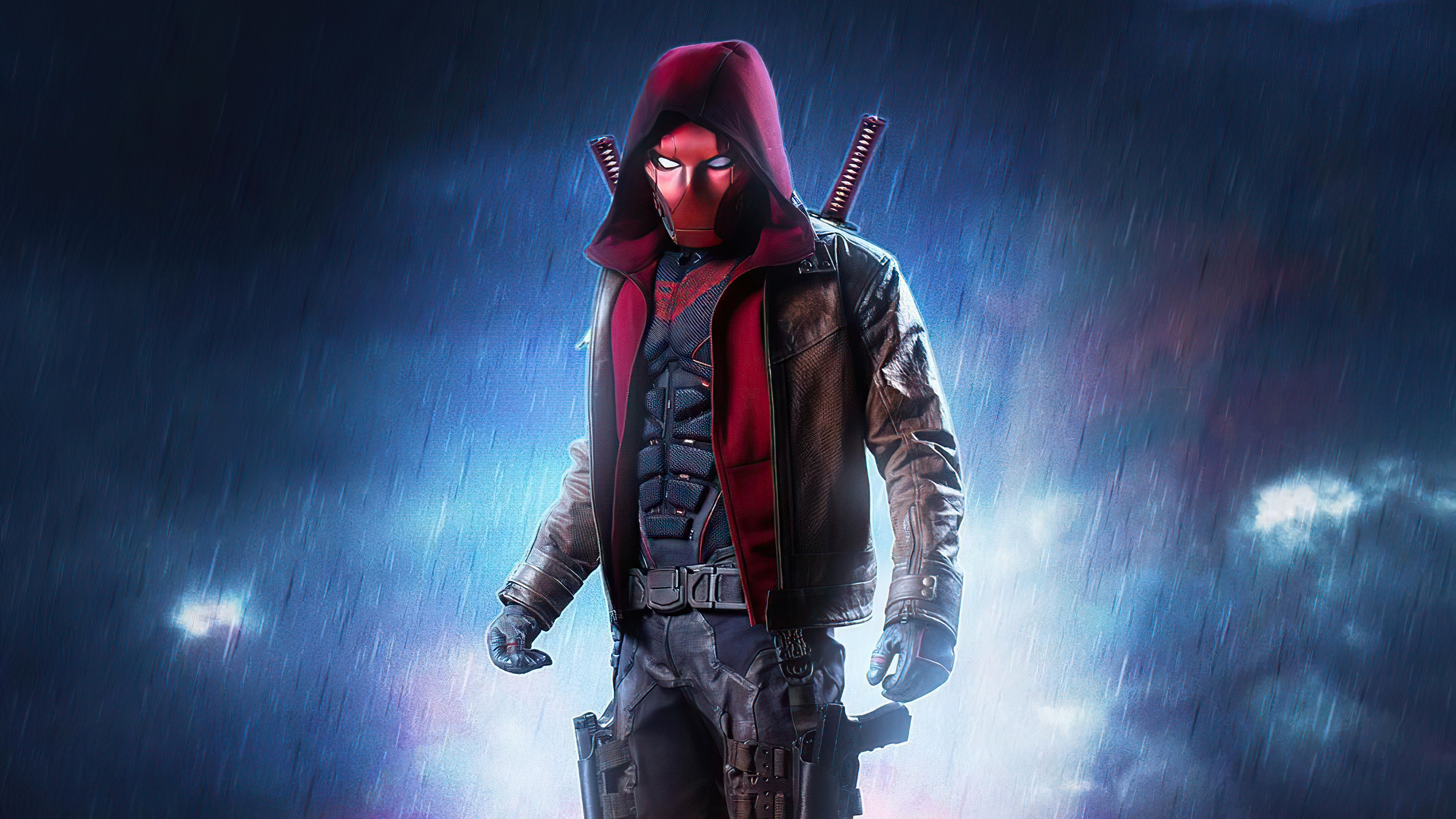 Titans TV series, Red Hood, HD TV shows, Epic battles, 3840x2160 4K Desktop