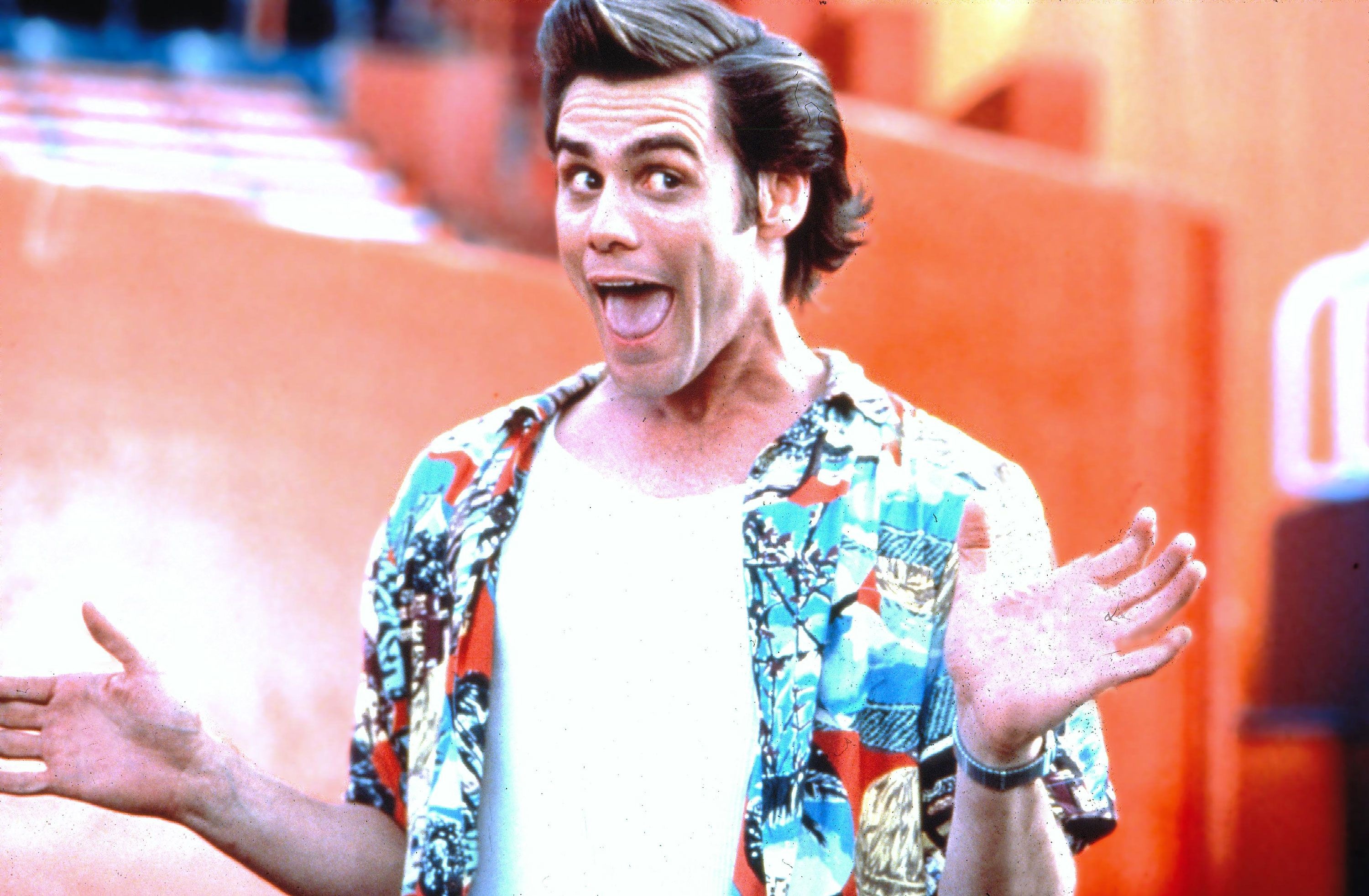 Jim Carrey, Ace Ventura, Reboot rumors, 3000x1970 HD Desktop