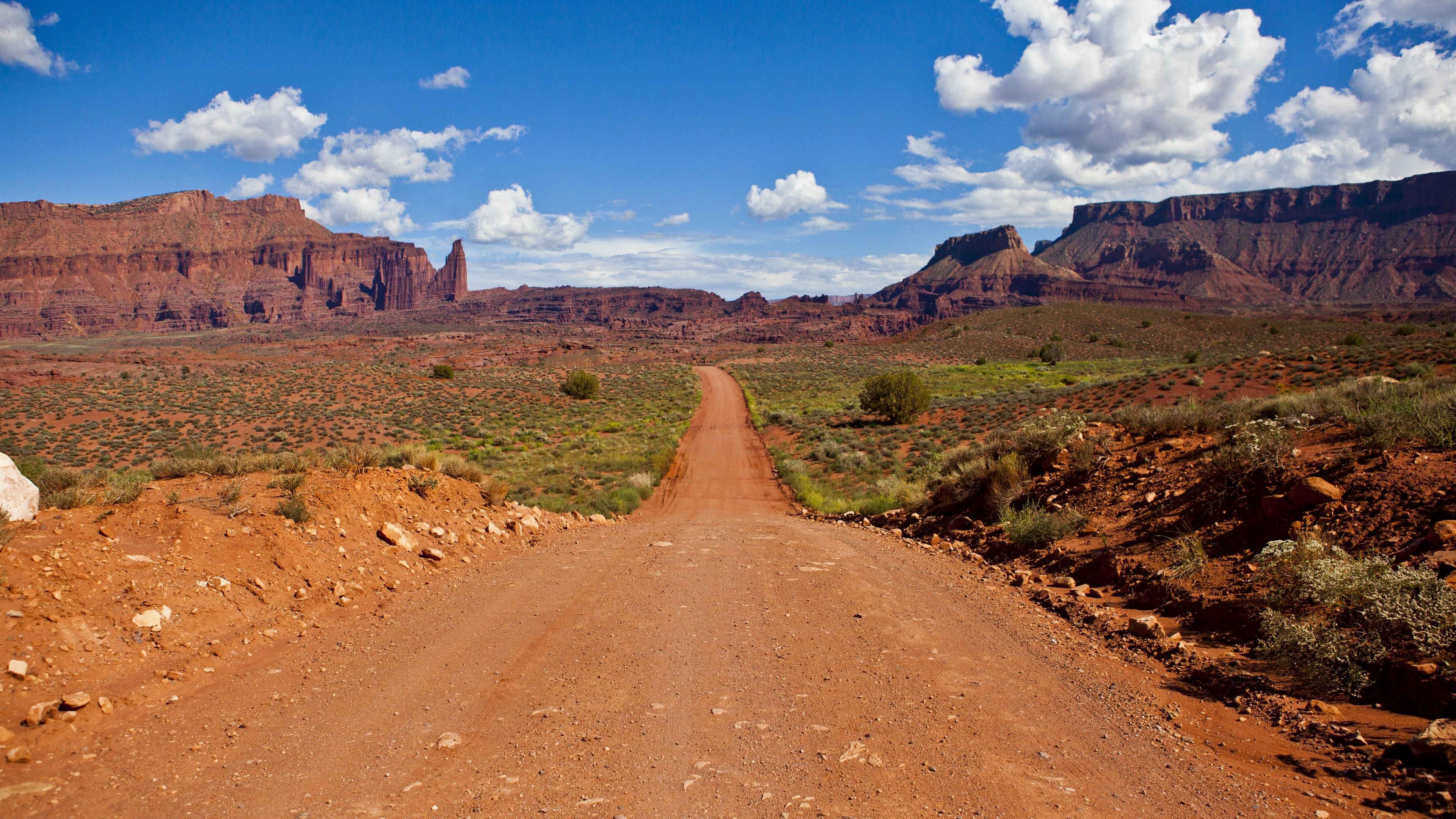 Utah travels, Path canyon rocks, Desert Moab, 3840x2160 4K Desktop