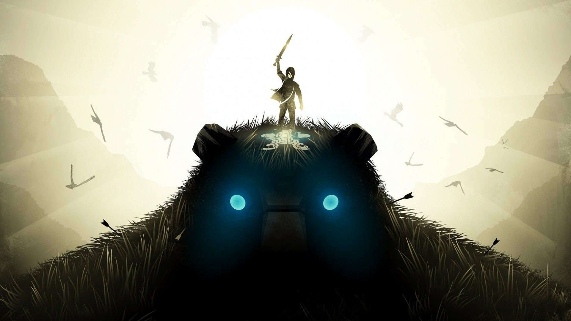 Shadow of the Colossus, Breath-taking scenery, Immersive atmosphere, Legendary adventure, 1920x1080 Full HD Desktop