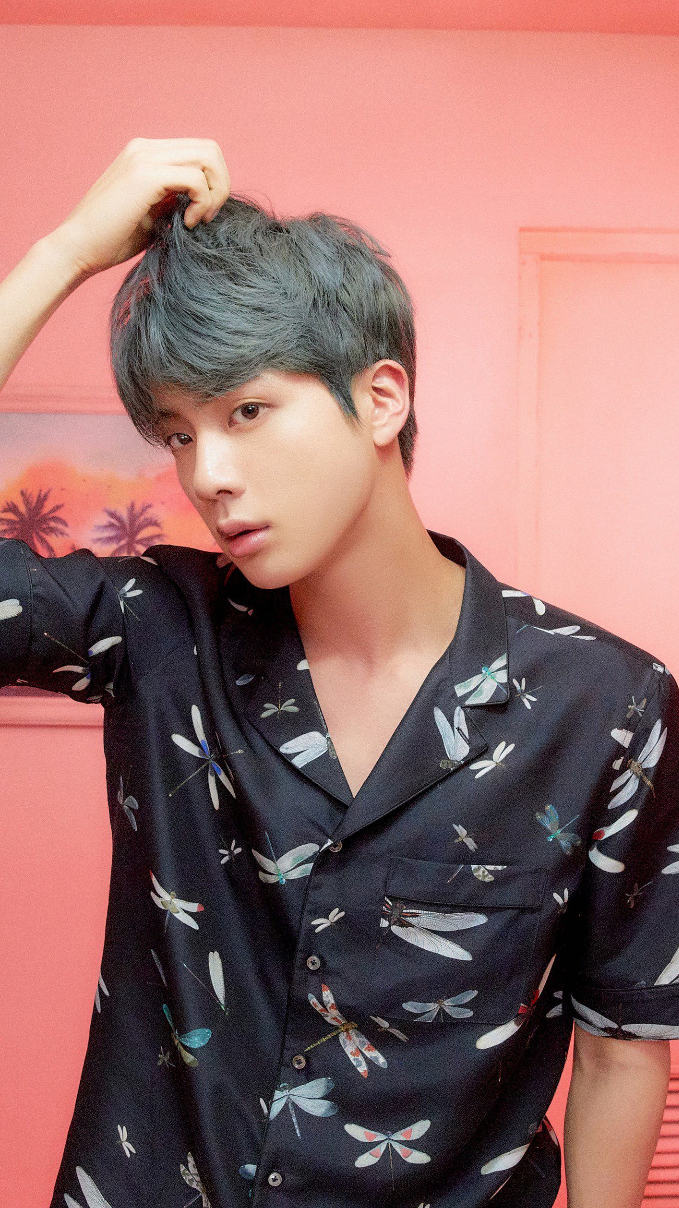 Jin (BTS), Soulful music, Persona 4K wallpaper, BTS sensation, 2160x3840 4K Phone