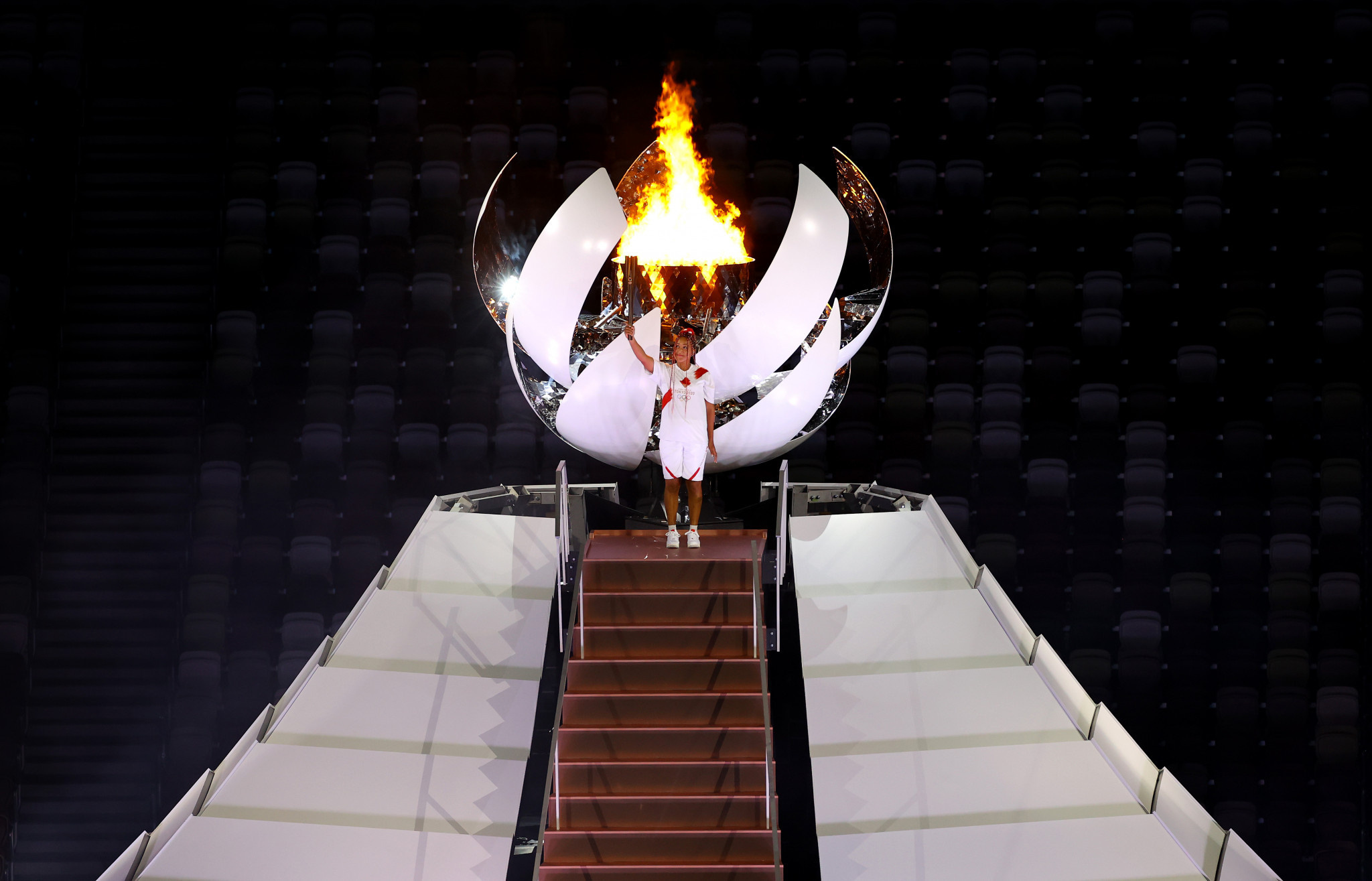 Permanent home, Tokyo waterfront, Olympic Flame, Games venue, 2050x1320 HD Desktop