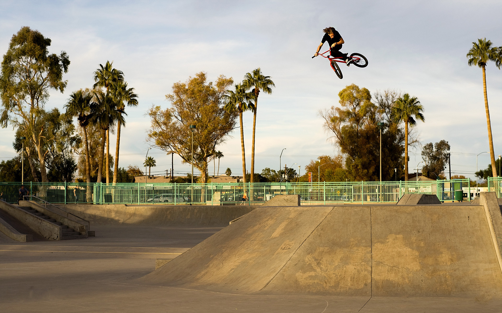 City in flight, BMX sports, Sports photo, Wallpaper, 1920x1200 HD Desktop