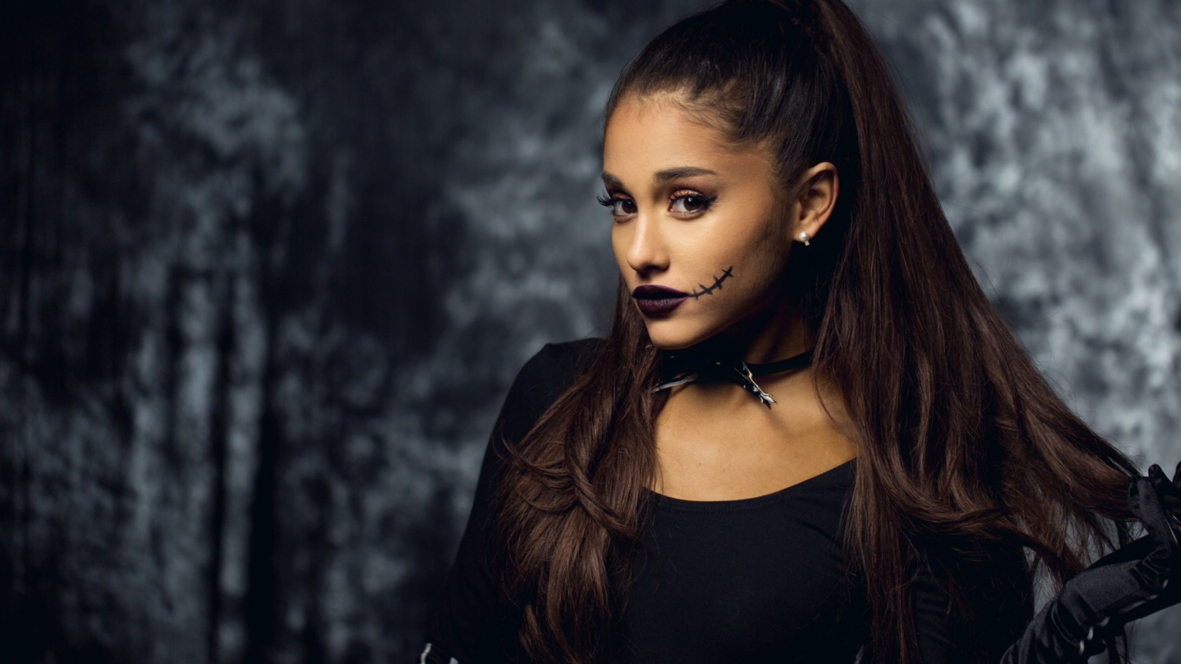 Ariana Grande, Makeup wallpaper, High definition wallpaper, 3840x2160 4K Desktop