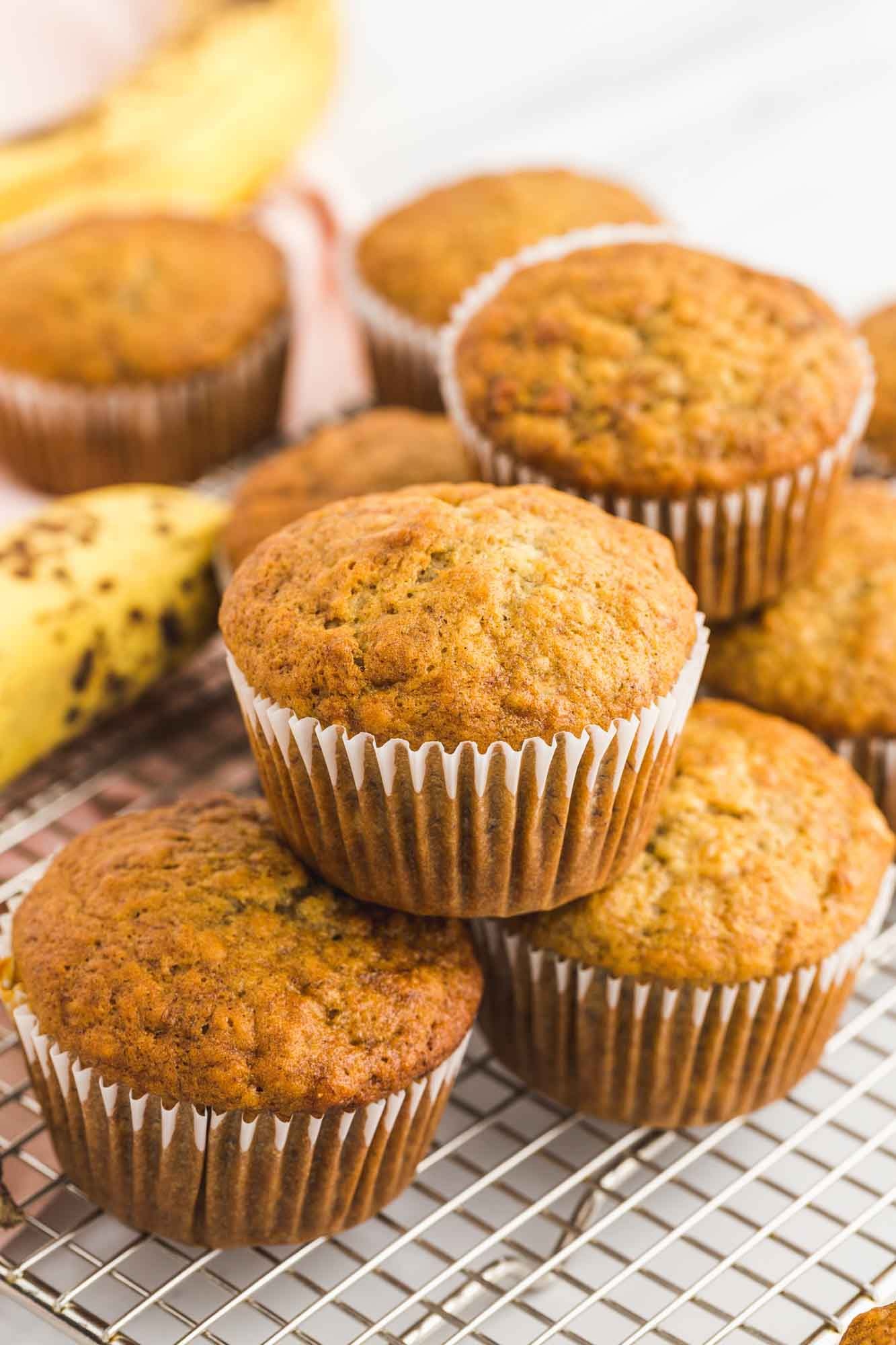 Banana muffins recipe, Quick & easy, Little sunny kitchen, Muffin, 1340x2000 HD Phone