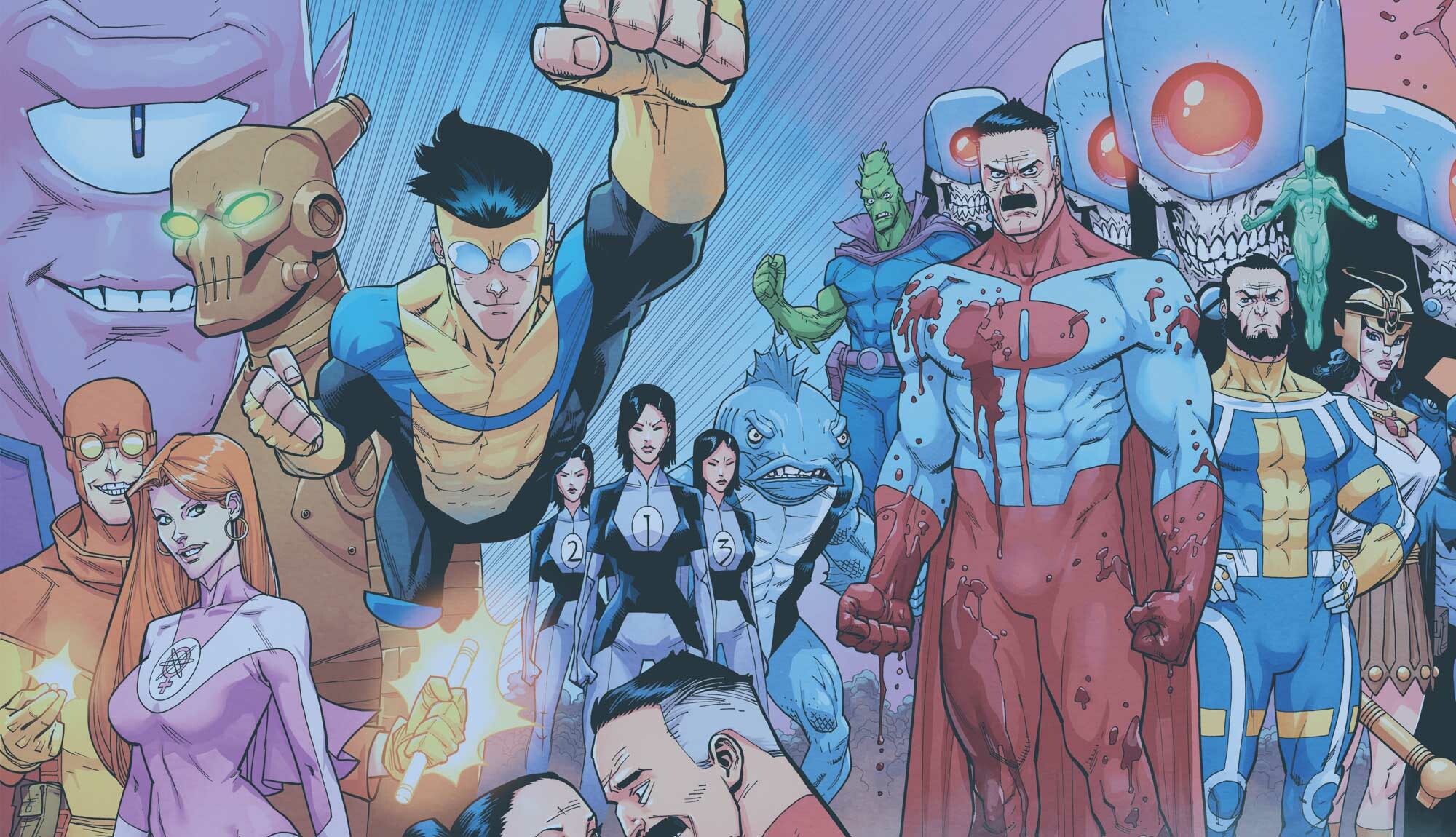 Invincible, Omni man, HD wallpaper, Background image, 2000x1150 HD Desktop