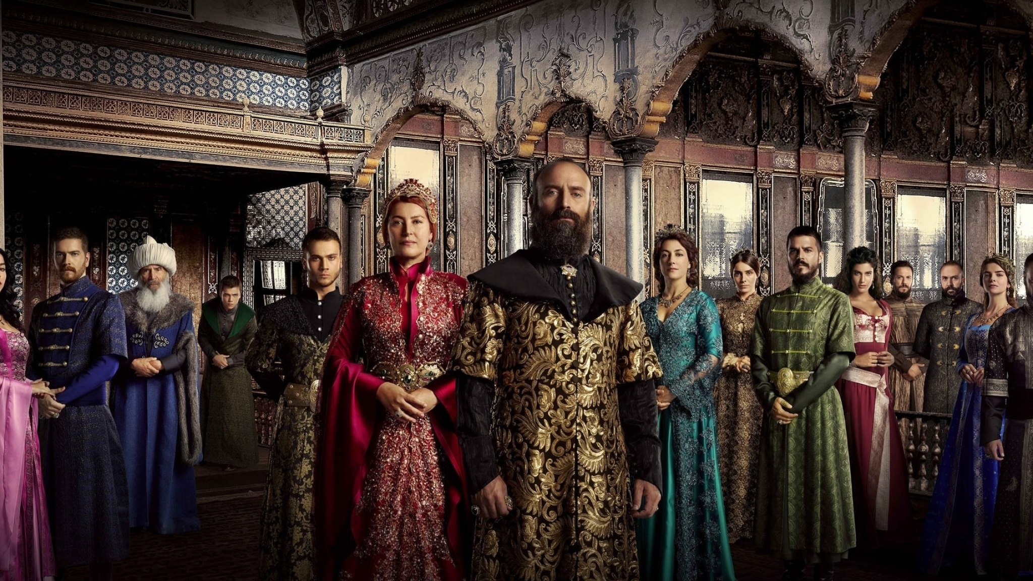 Magnificent Century (TV Series), Royal court intrigue, Forbidden romance, Lavish production, 2050x1160 HD Desktop