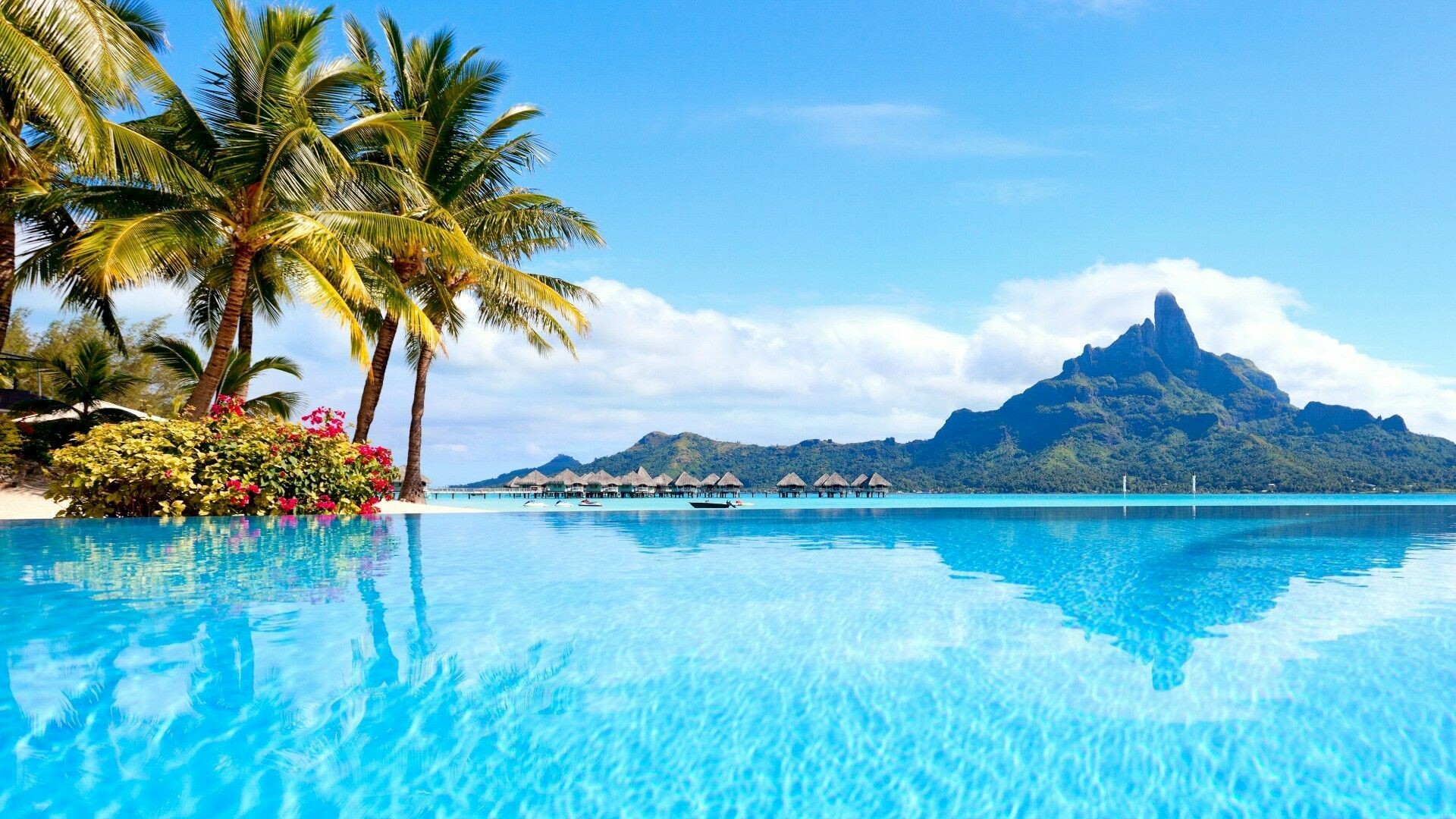 Bora Bora Windows wallpapers, Bora Bora desktop backgrounds, Bora Bora island, Tropical paradise, 1920x1080 Full HD Desktop