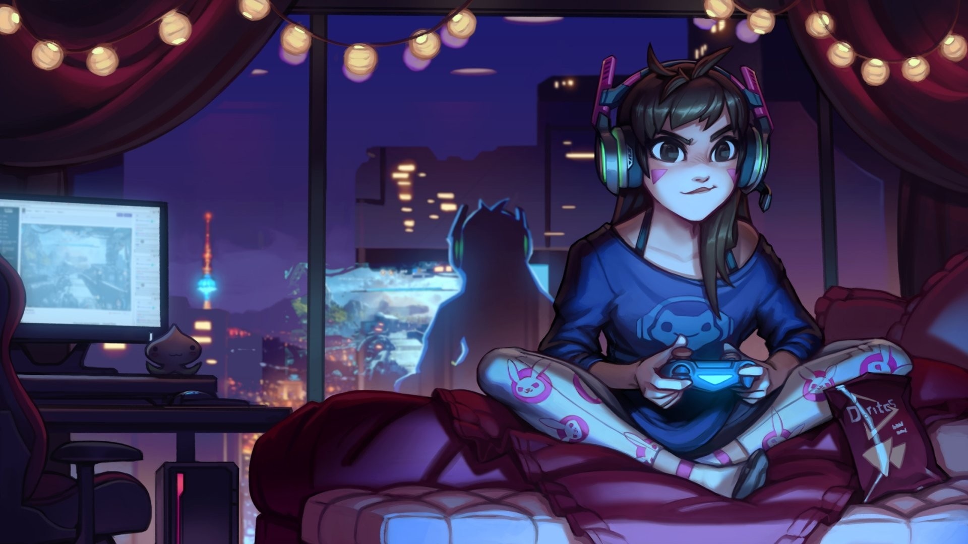 Gamer Girl wallpapers, Gaming theme, Female gamers, Gamer lifestyle, 1920x1080 Full HD Desktop
