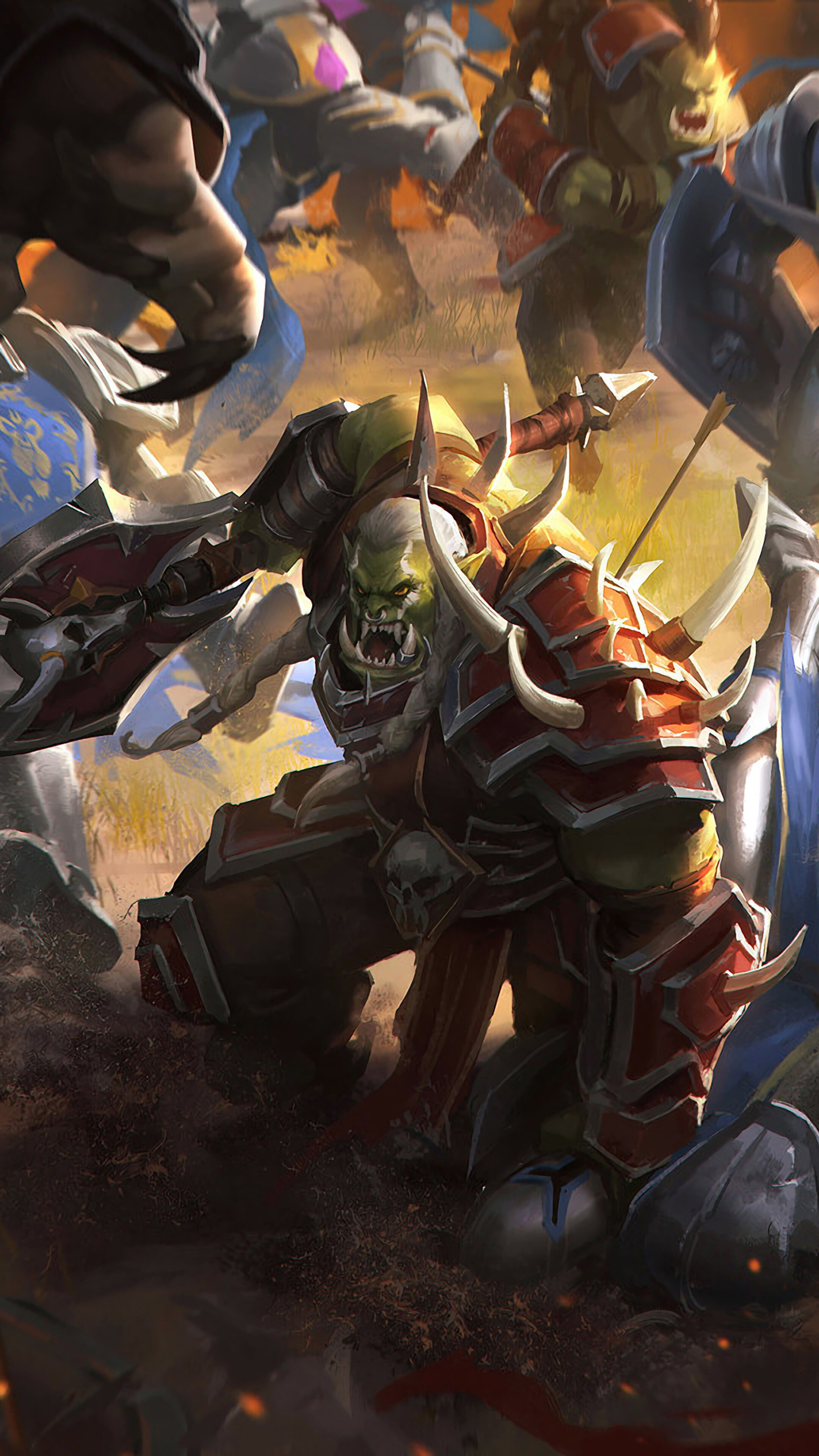 Troll creature, Saurfang wallpapers, Backgrounds, 2160x3840 4K Phone