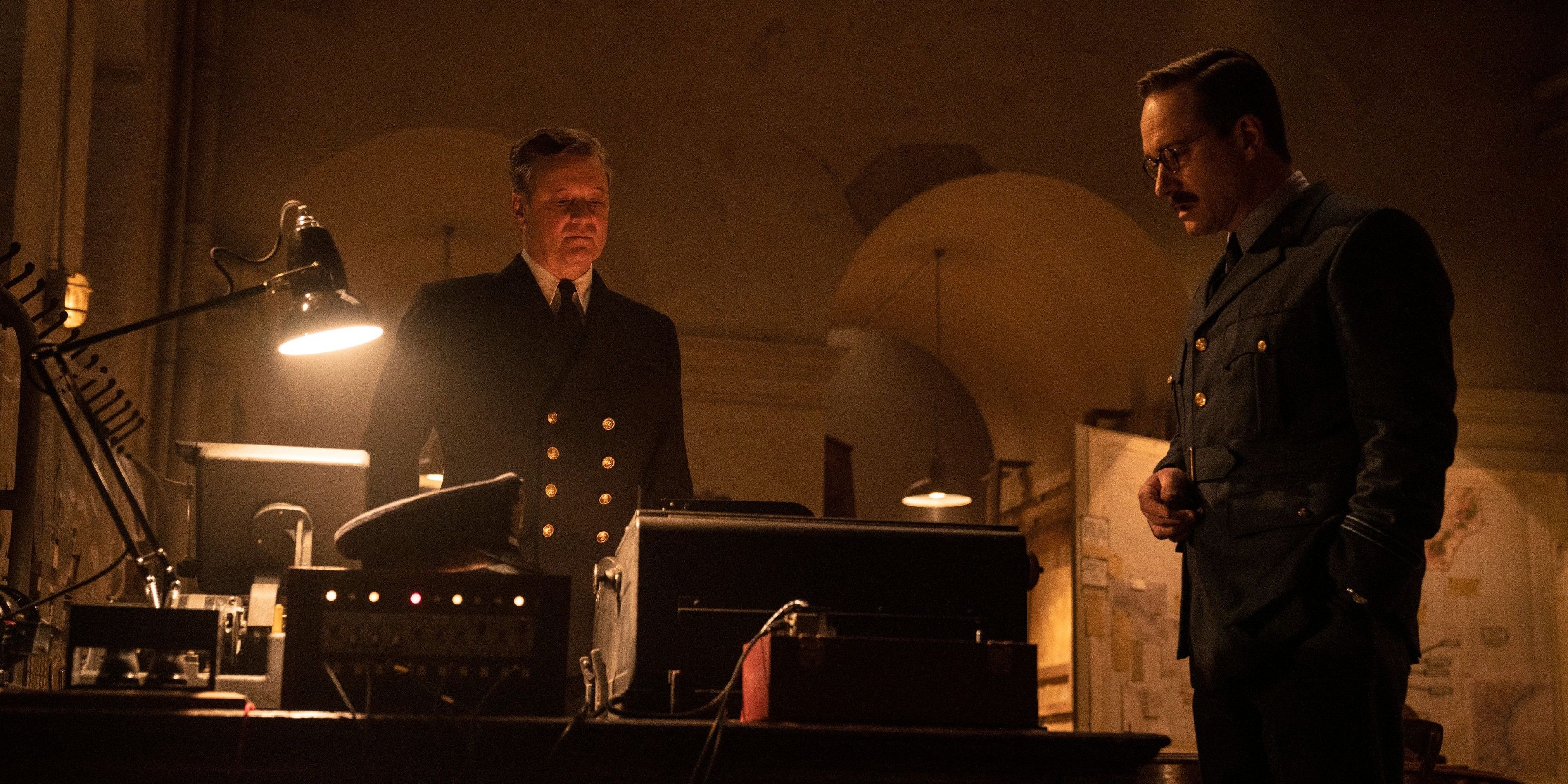 Operation Mincemeat review, Compelling WWII drama, Intriguing spy story, Historical backdrop, 3840x1920 Dual Screen Desktop
