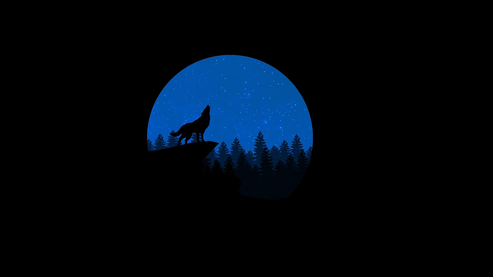 Blue moon, Howling Wolf Wallpaper, 1920x1080 Full HD Desktop