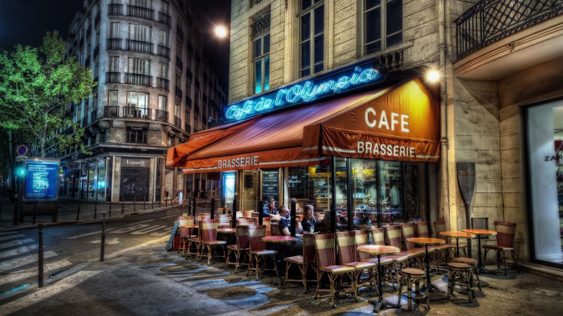 Olympia, Cafe Wallpaper, 1920x1080 Full HD Desktop