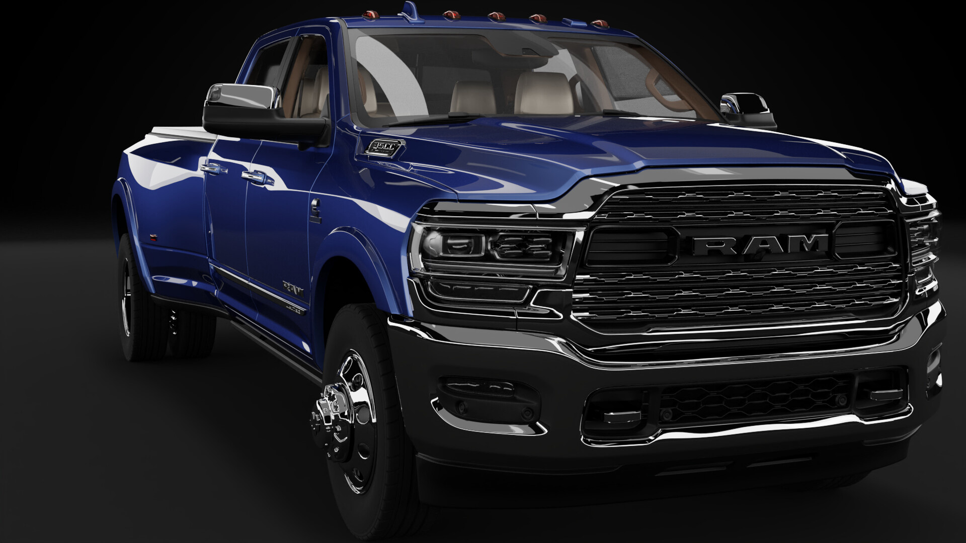 Ram 3500, Devil dog monster, Powerful dually truck, Dominance on the road, 1920x1080 Full HD Desktop