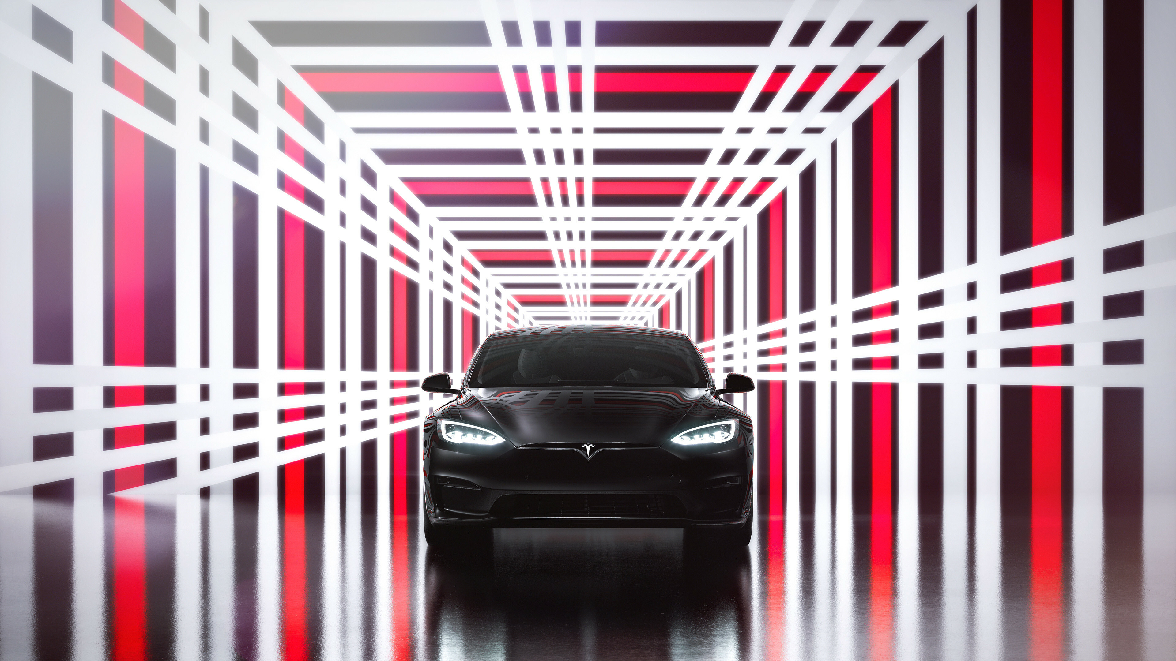 Tesla Model S, Performance car, Electric power, Plaid edition, 3840x2160 4K Desktop