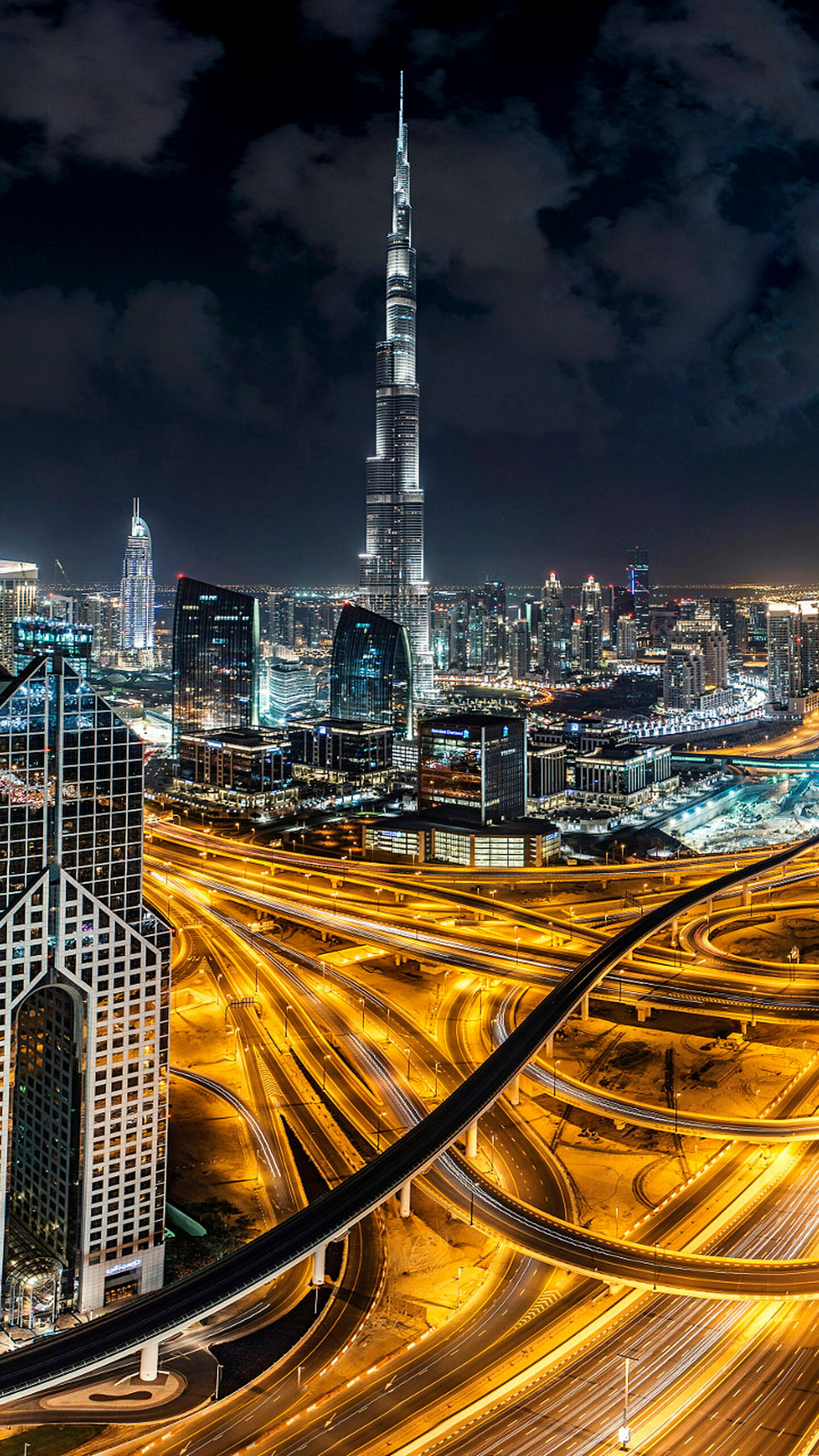 United Arab Emirates travels, Burj Khalifa wallpaper, Dubai city, 1440x2560 HD Phone