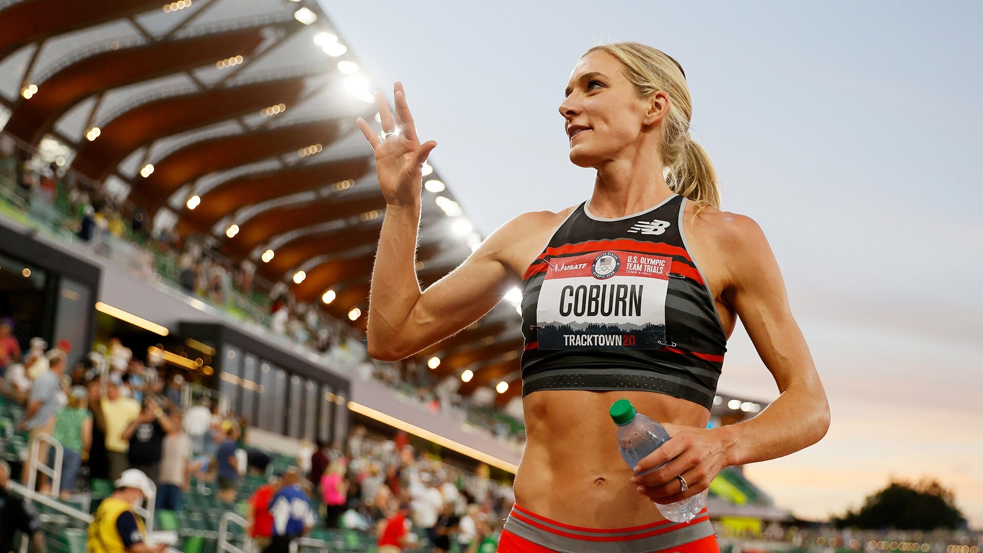 Emma Coburn, Olympic athlete, Trials record, Steeplechase, 1920x1080 Full HD Desktop