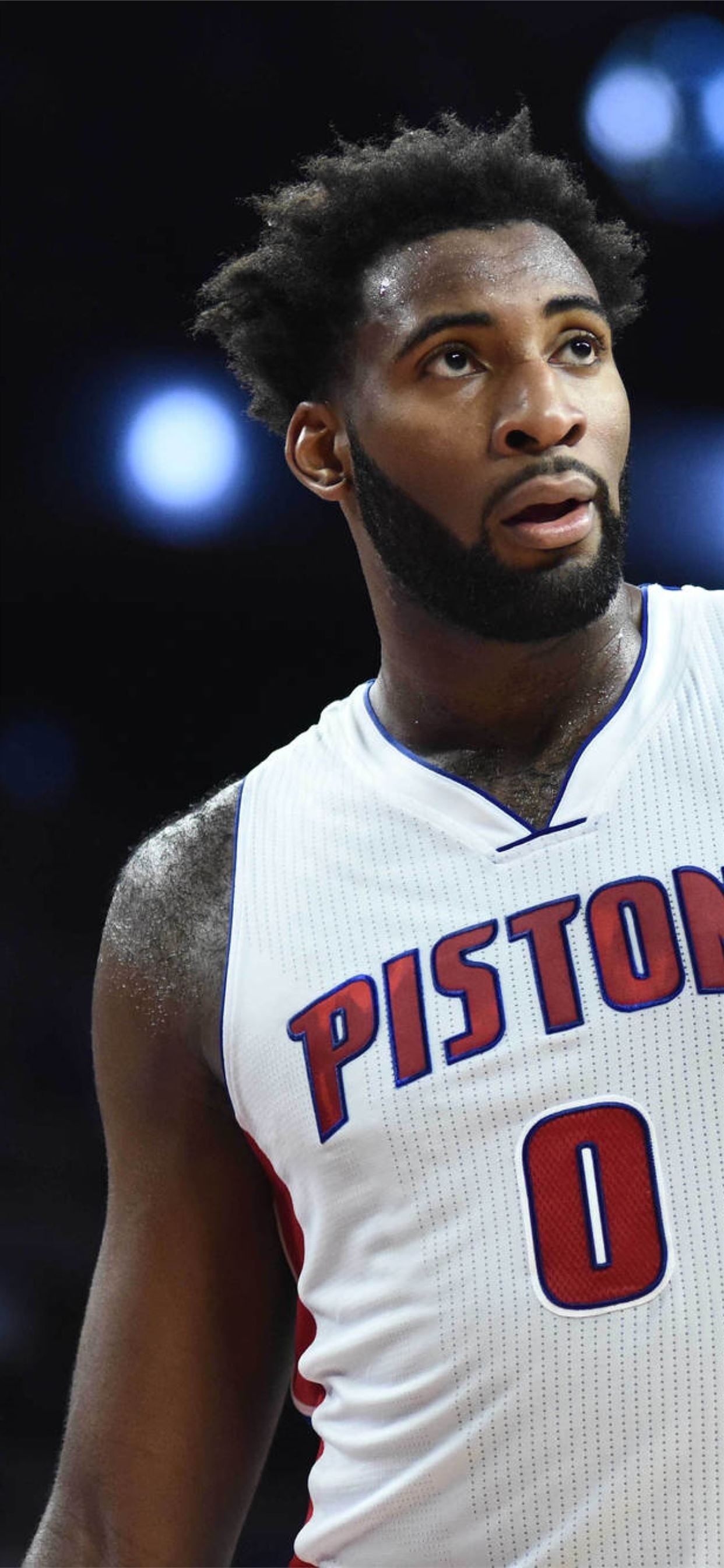 Andre Drummond, Detroit Pistons Wallpaper, 1250x2690 HD Phone