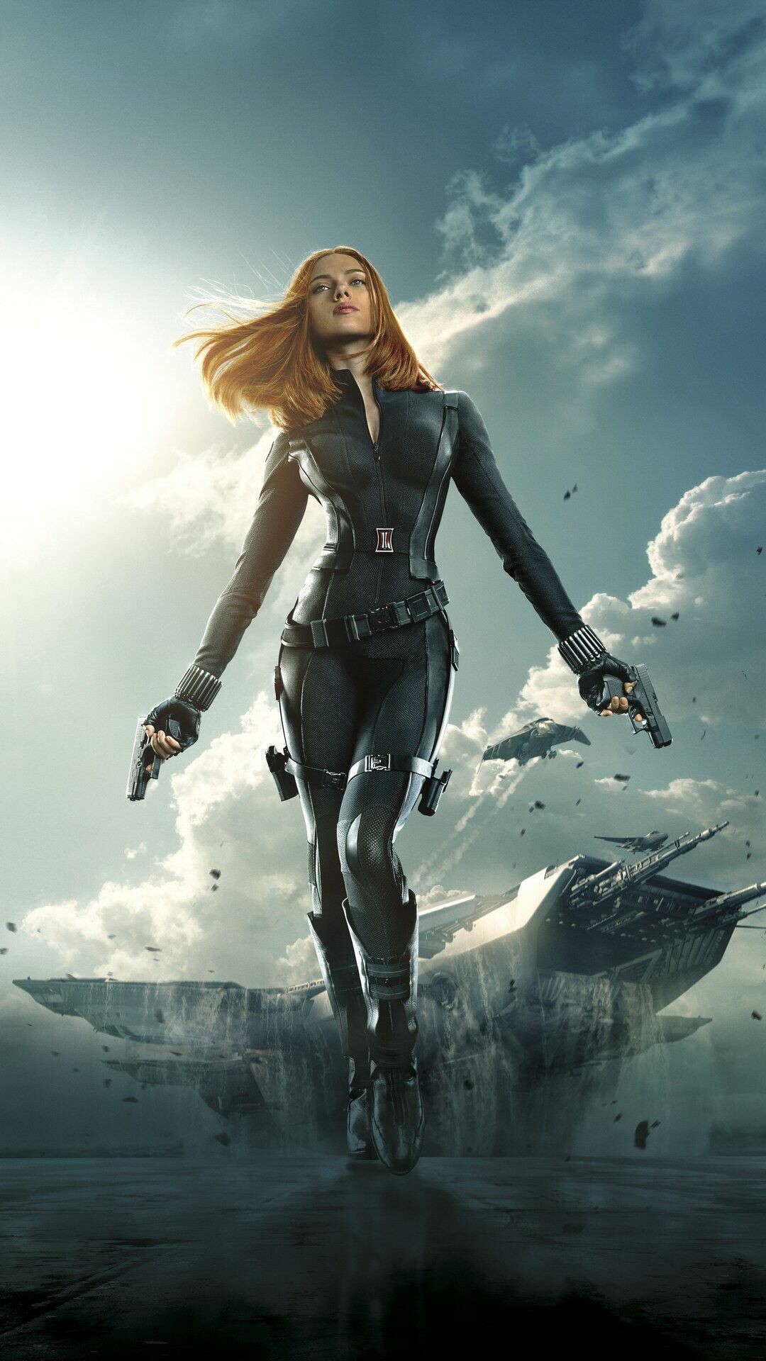 Marvel Girls Comics, Scarlett Johansson, Black Widow, Avenger, 1080x1920 Full HD Phone