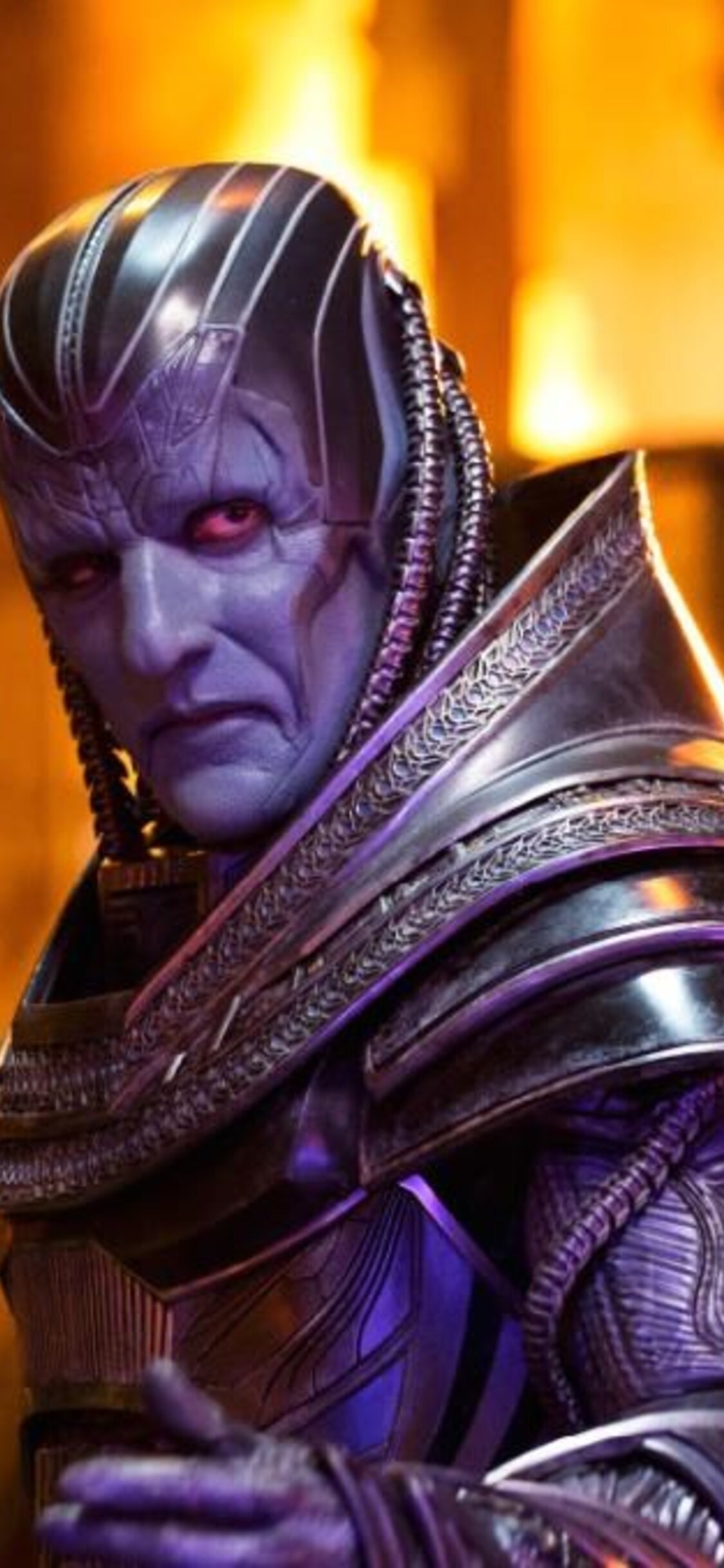 Apocalypse in x-men apocalypse, iPhone XS wallpaper, HD 4K wallpapers, Mutant deity, 1130x2440 HD Phone