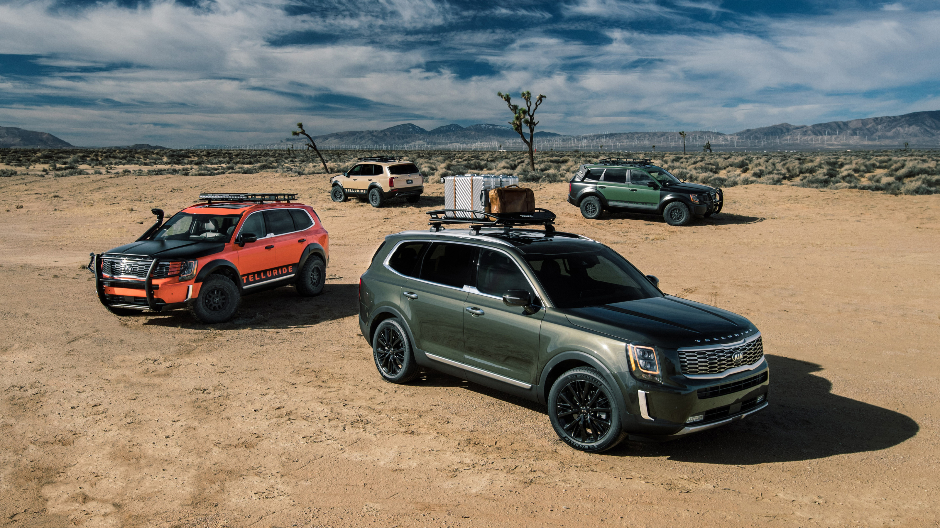 Kia Telluride, Desktop wallpapers, US-spec model, SUV showcase, 3840x2160 4K Desktop