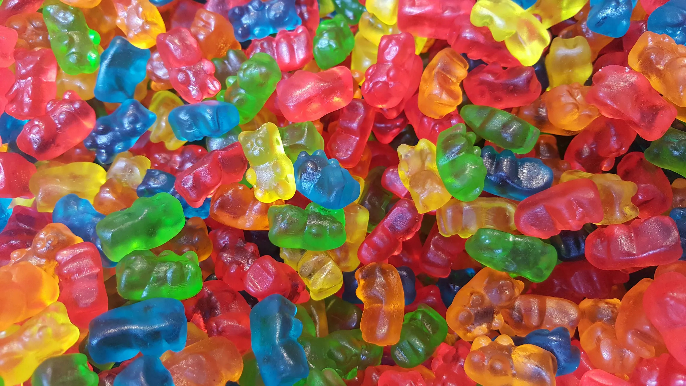 Gummy Bears, Tasty treats, Snack knowledge, Chewy delights, 2310x1300 HD Desktop