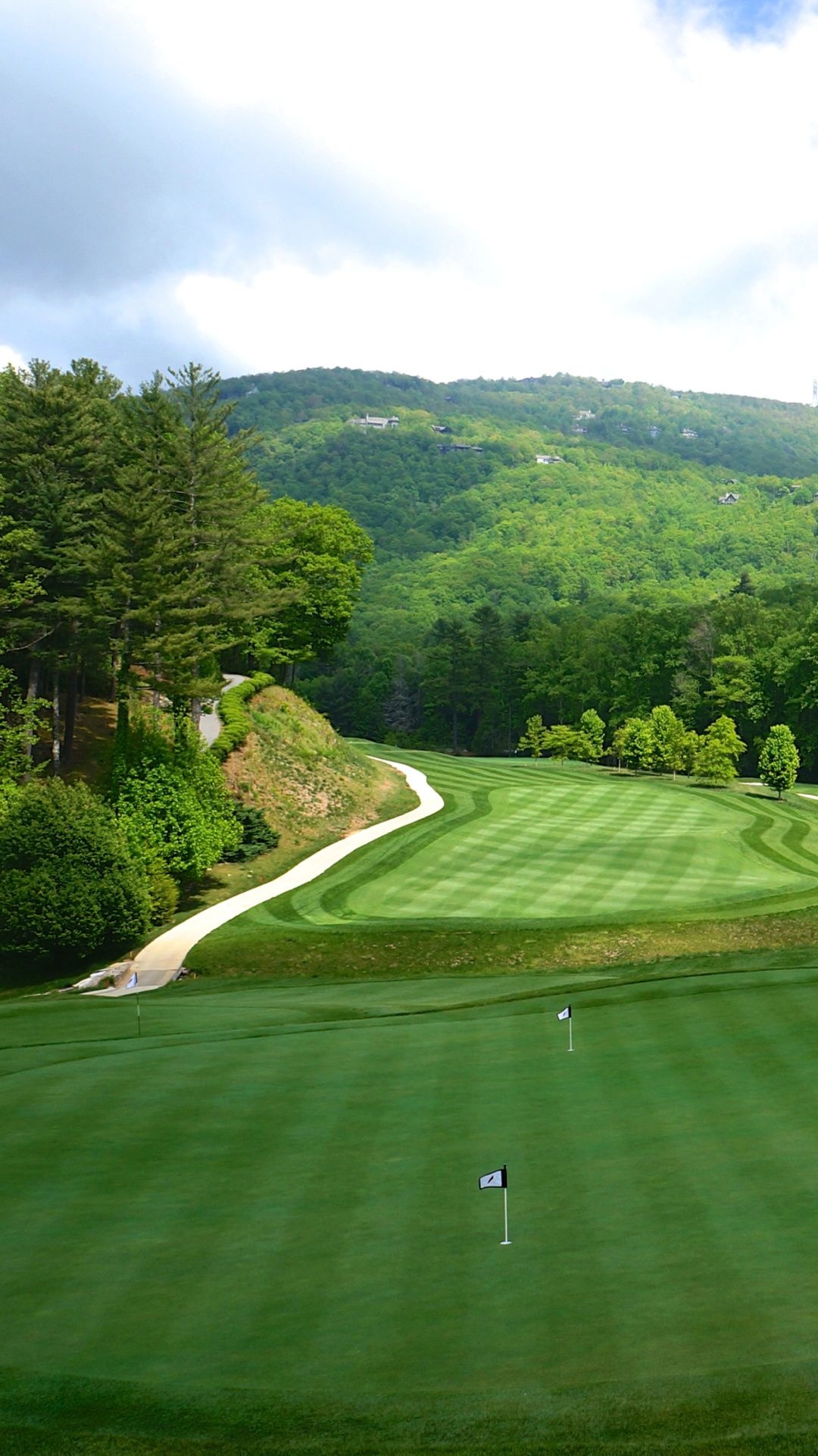 Golf Course, iPhone wallpaper, Personalized design, Customizable background, 1080x1920 Full HD Phone
